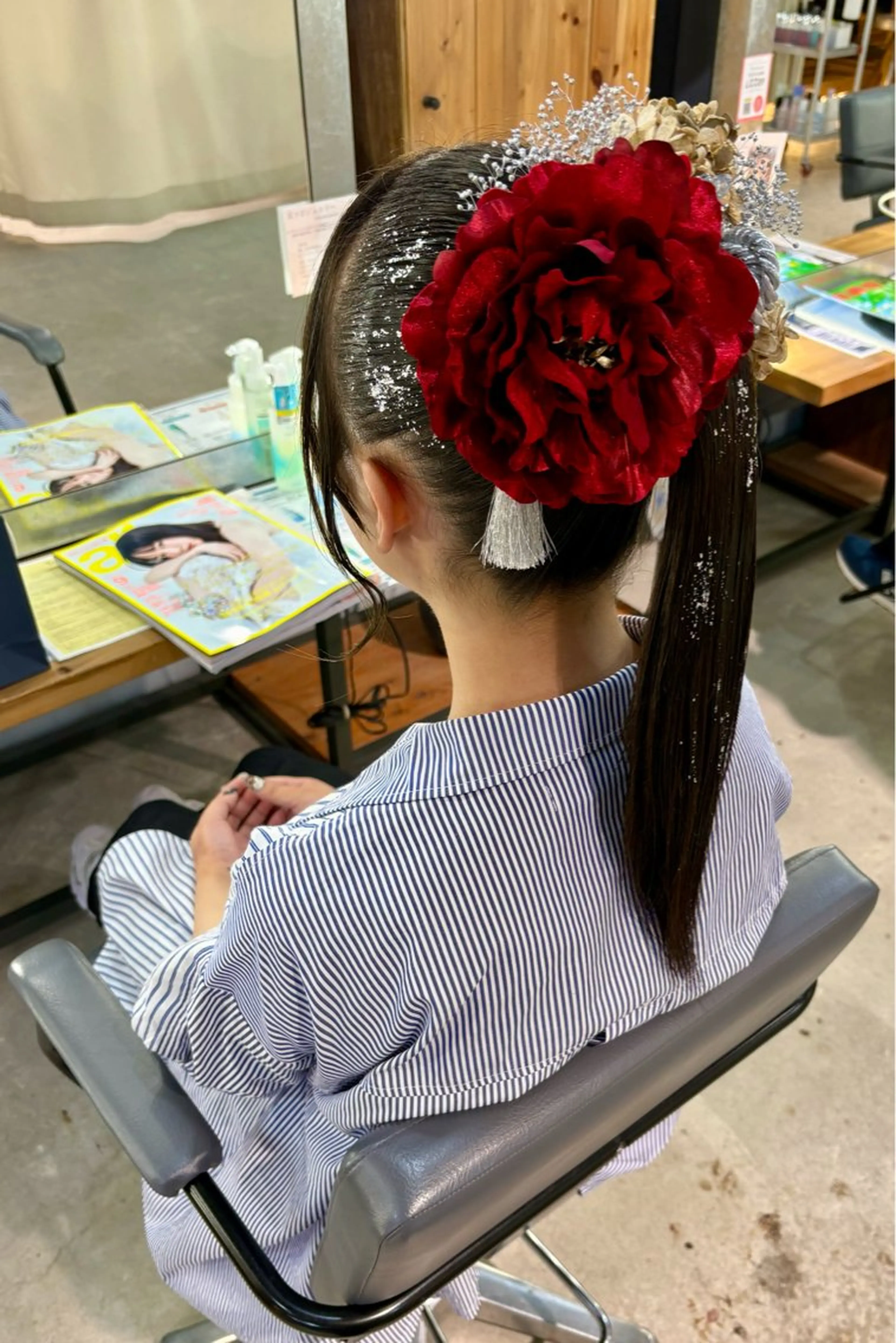 ロング ヘアアレンジ 菊地 紗矢のヘアスタイル