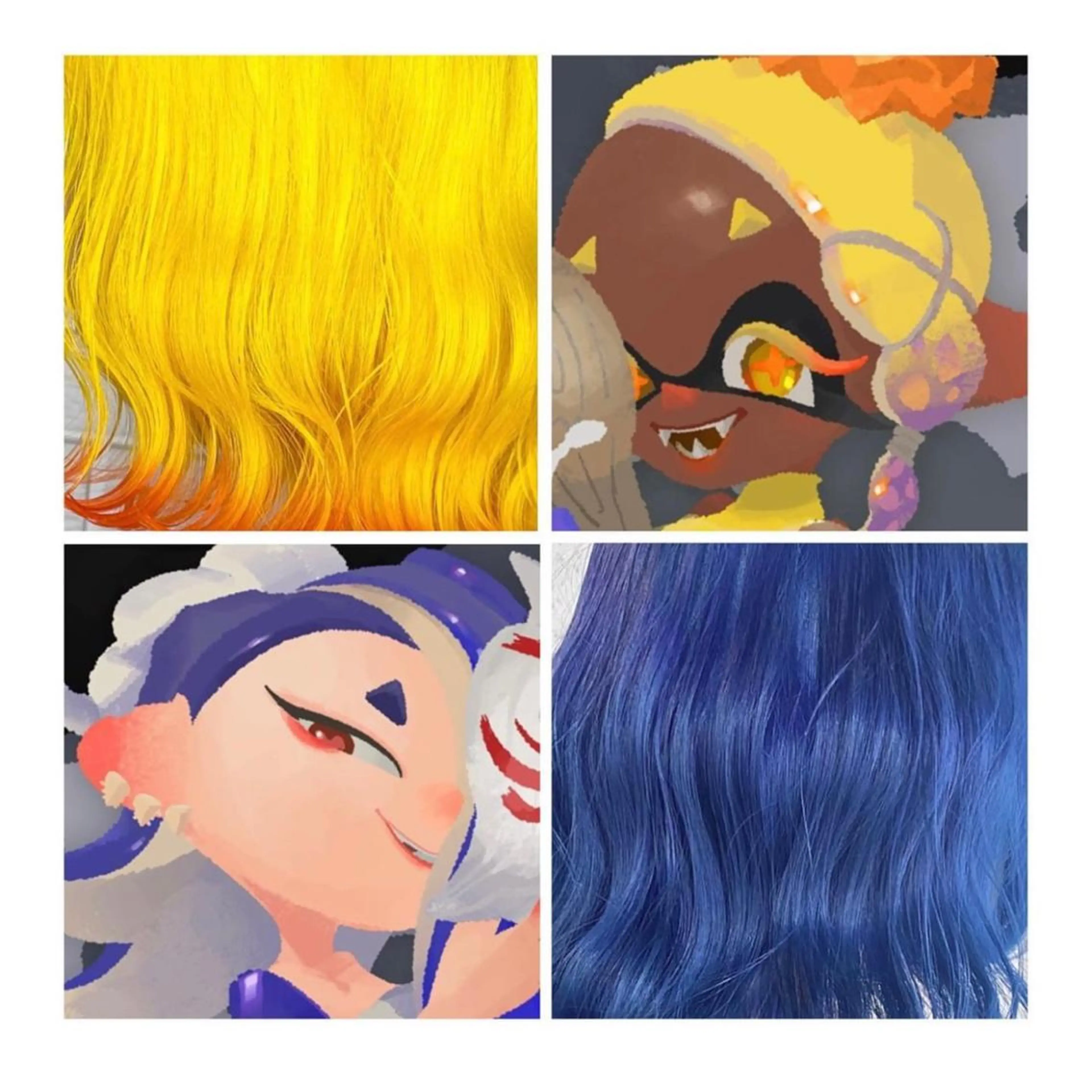 ミディアム カラー ヘアカラー TSUNO🦖 派手髪/オタク美容師のヘアスタイル