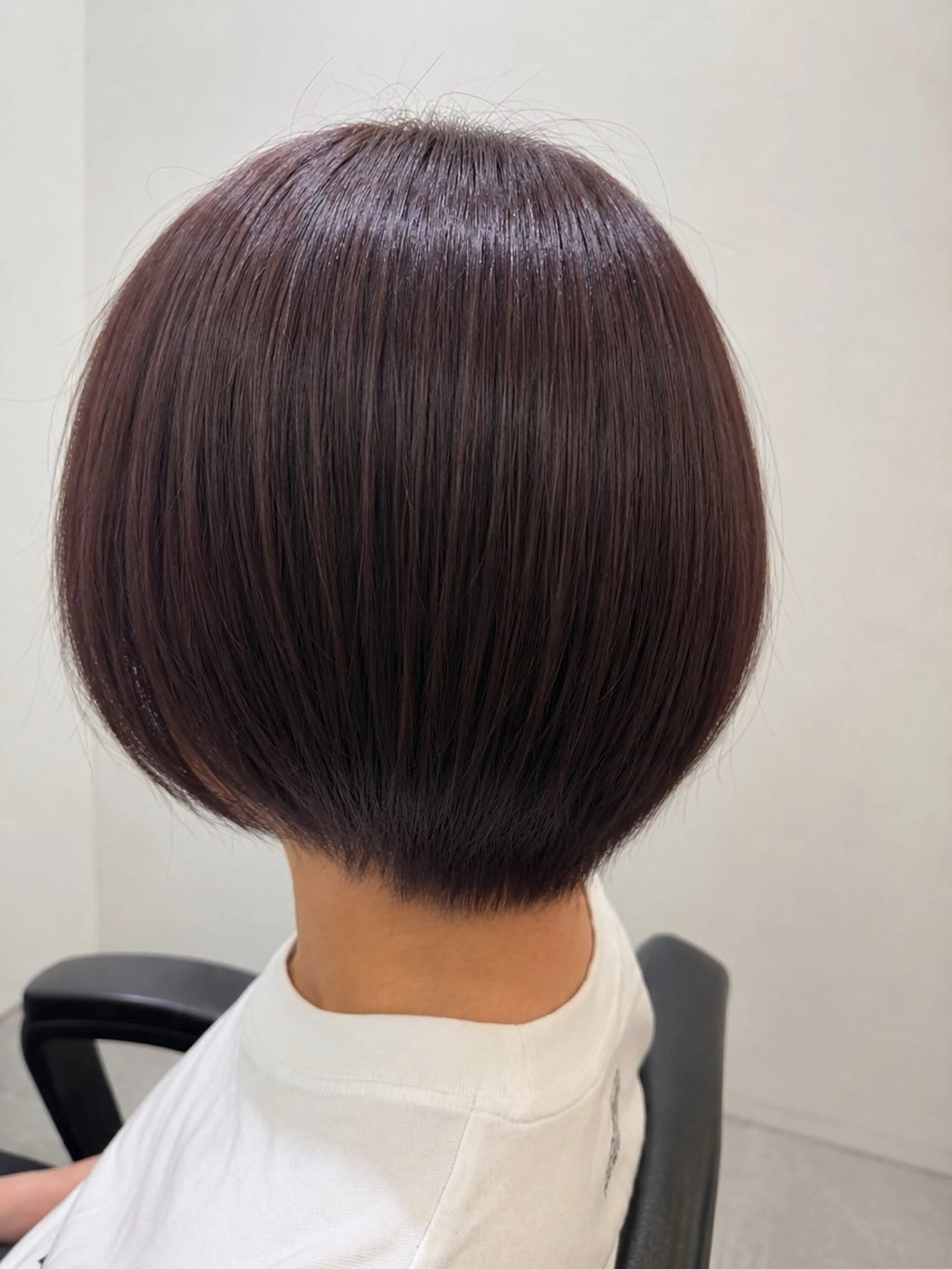 ショート カラー ブラウンカラー トリートメント カット ヘアカラー 野村 莉愛のヘアスタイル