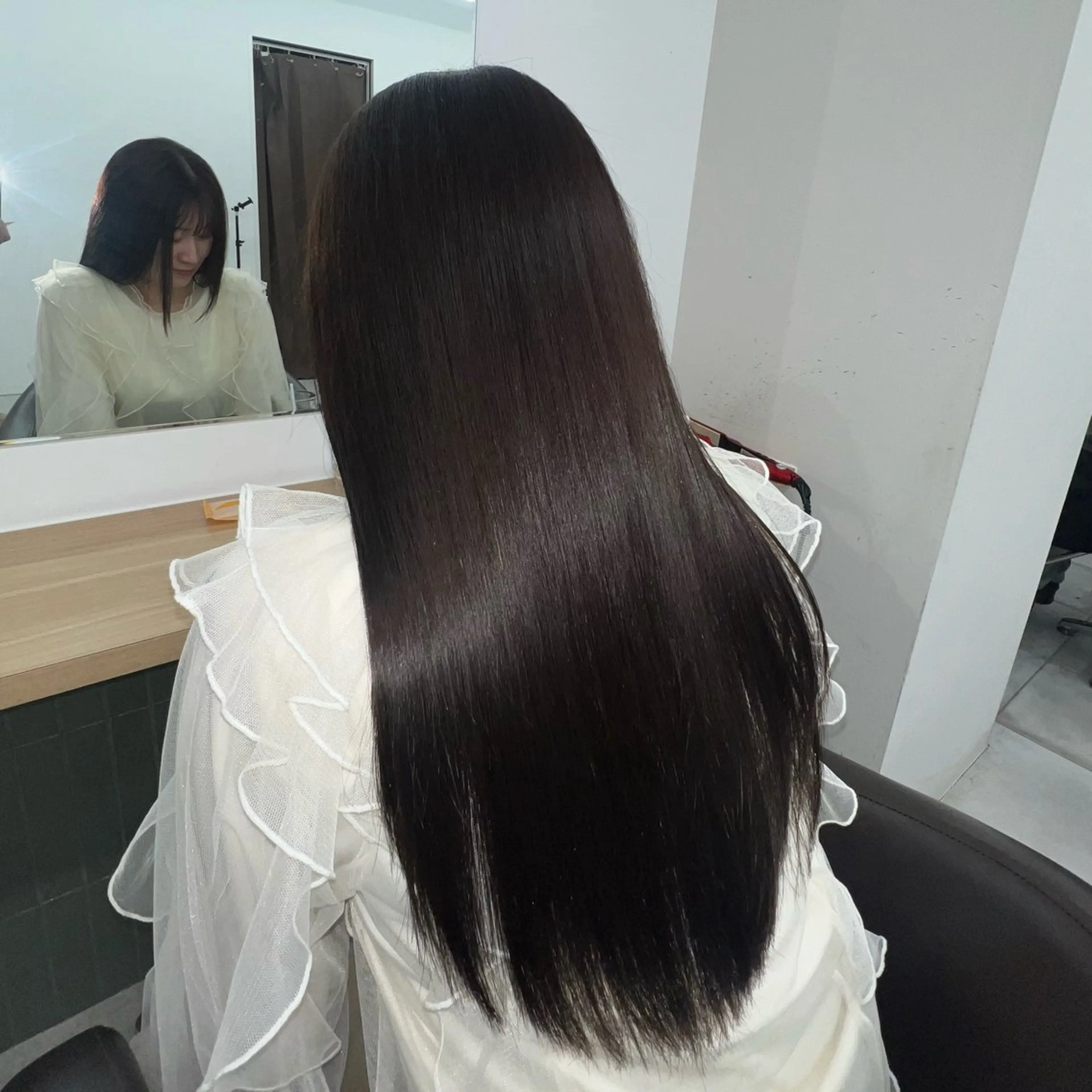 ロング カラー ヘアカラー トリートメント 🌺美髪縮毛・ 艶感🌊MAMIのヘアスタイル