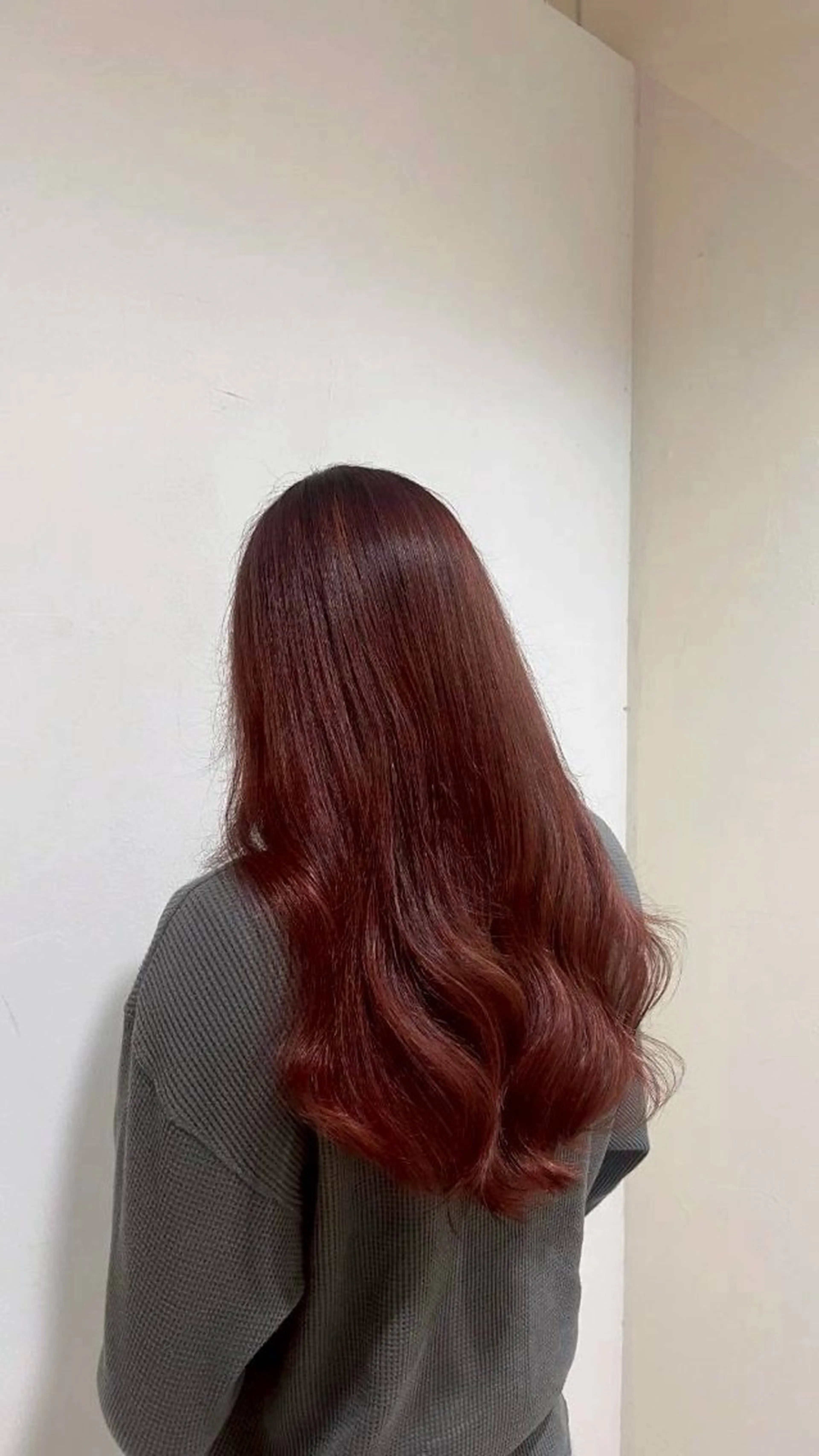 カラー ルプラボウ ふくい きなりのヘアスタイル