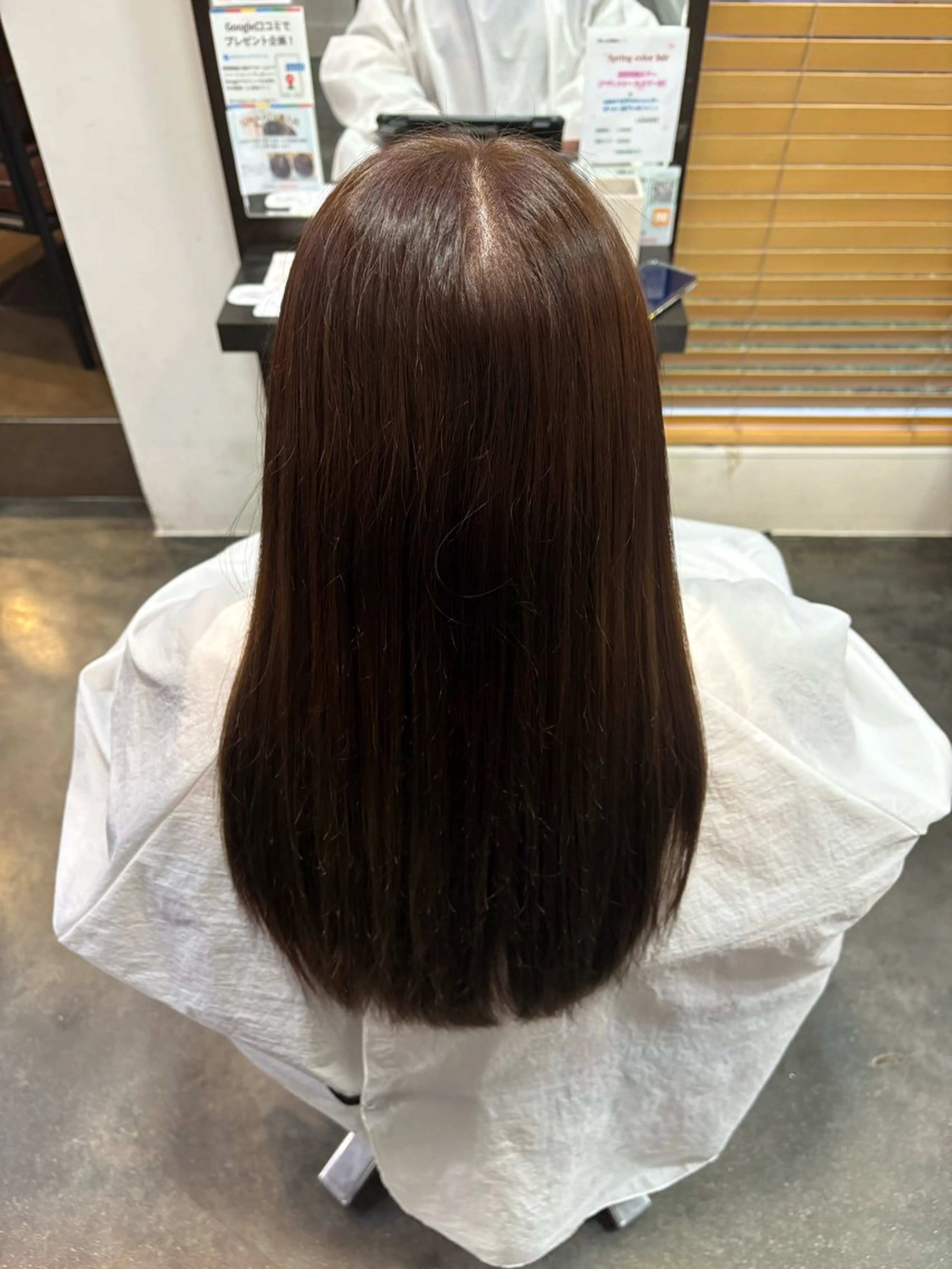 ロング カラー 奥山 和奏のヘアスタイル
