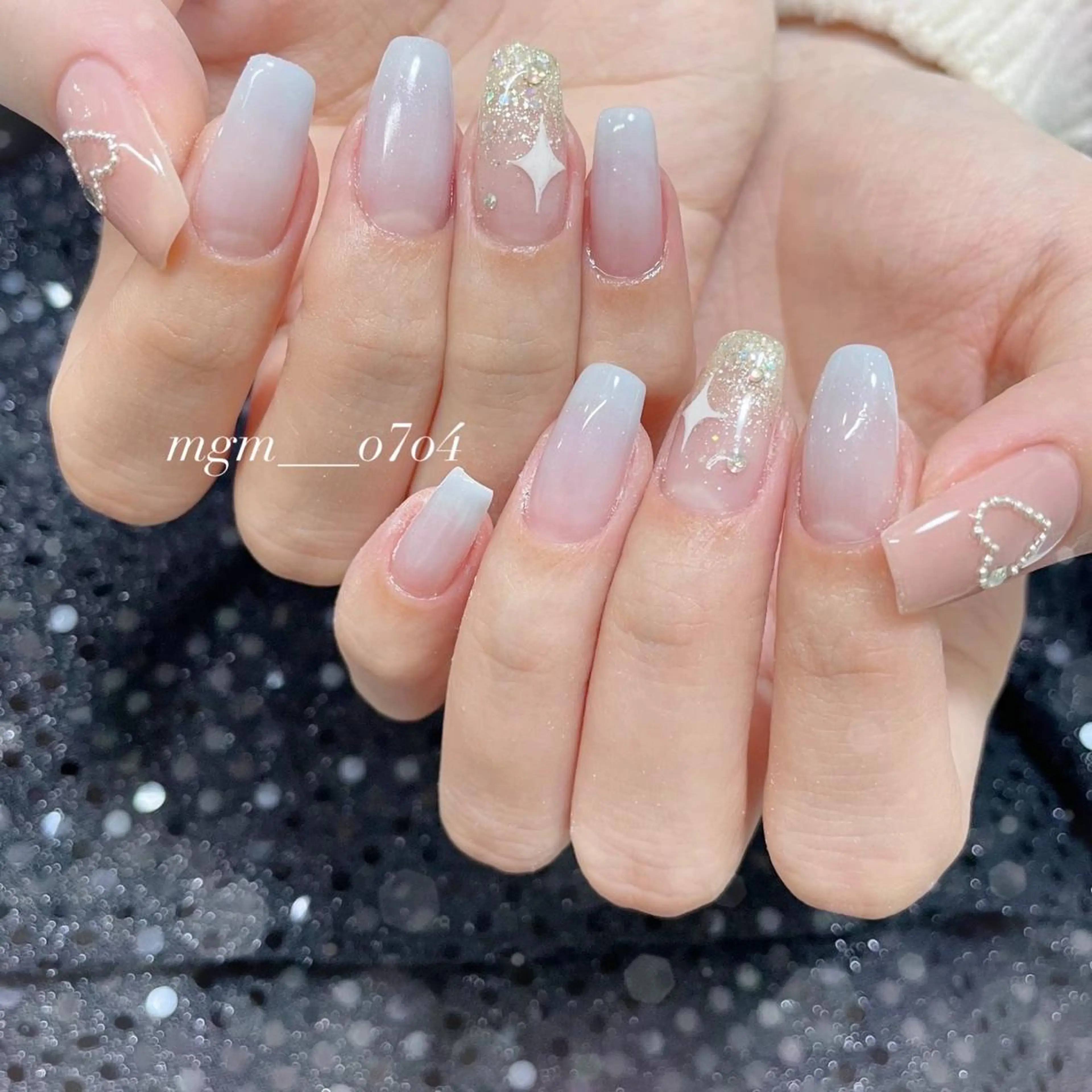 ネイル ハンドネイル ハンドケア MoON...❤︎ MeGuのネイルデザイン