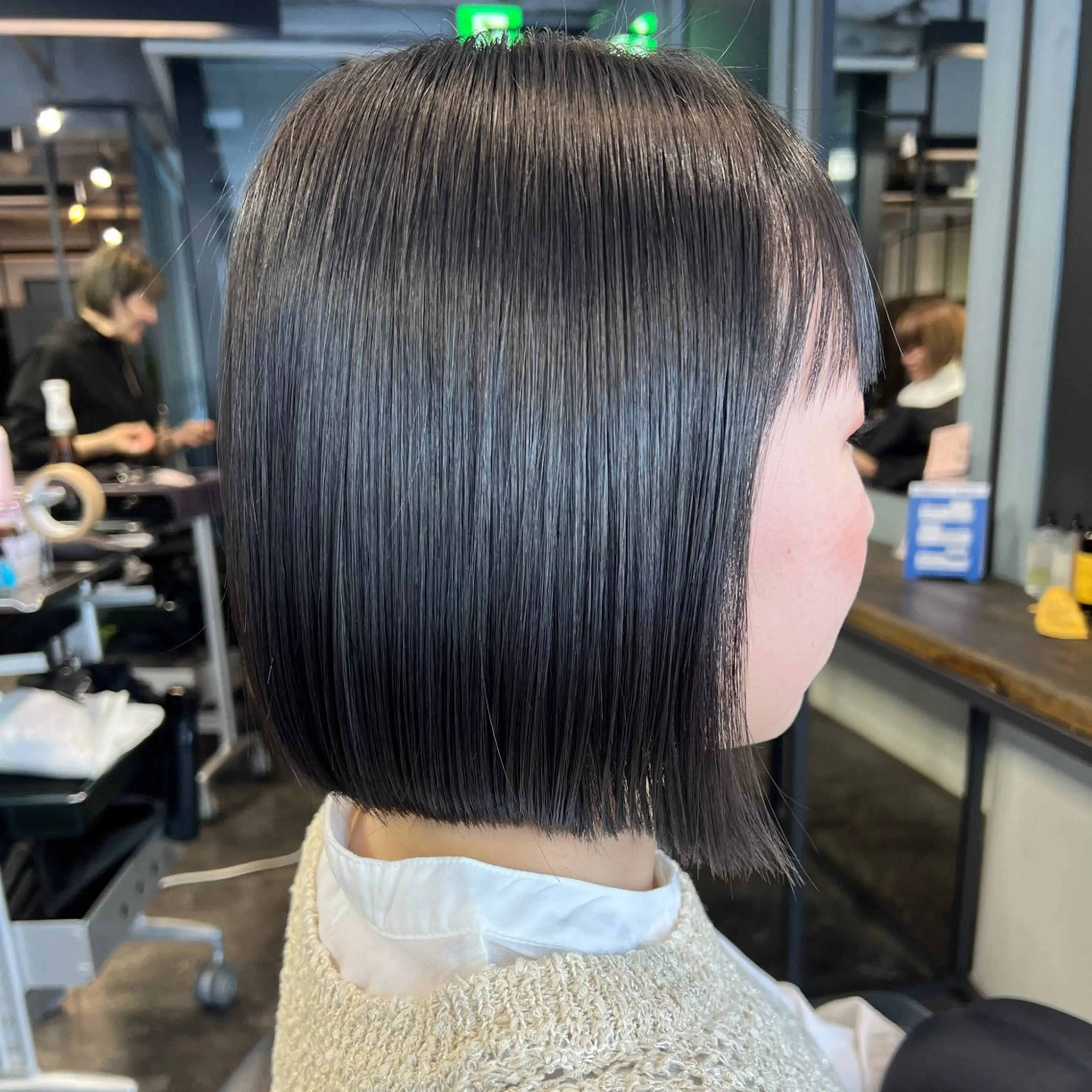 ミディアム 髪質改善 縮毛矯正 💘札幌クロスパーマ 髪質改善💘rinaのヘアスタイル