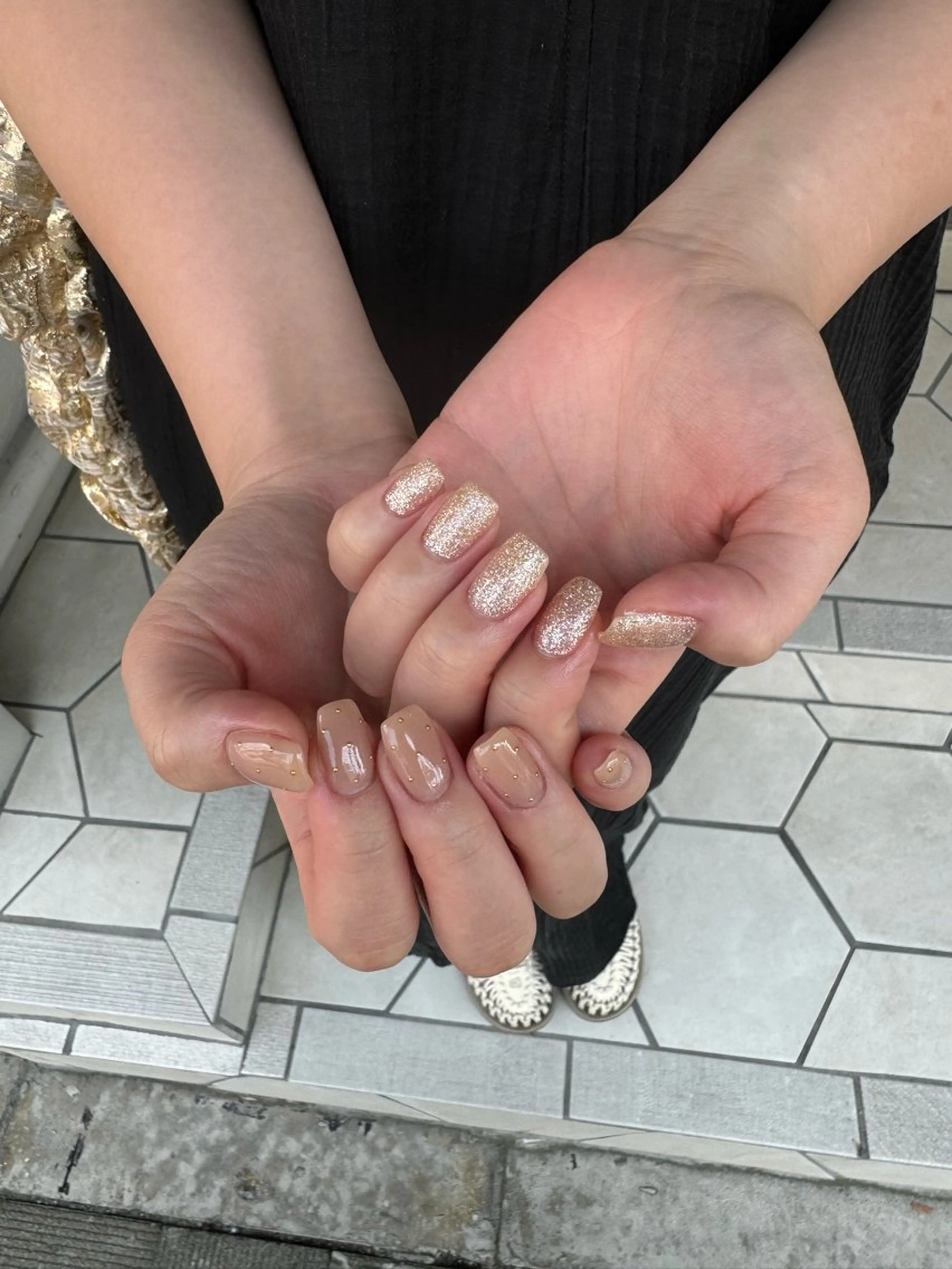 ネイル オフィスネイル シンプルネイル Rommy Arisaのネイルデザイン