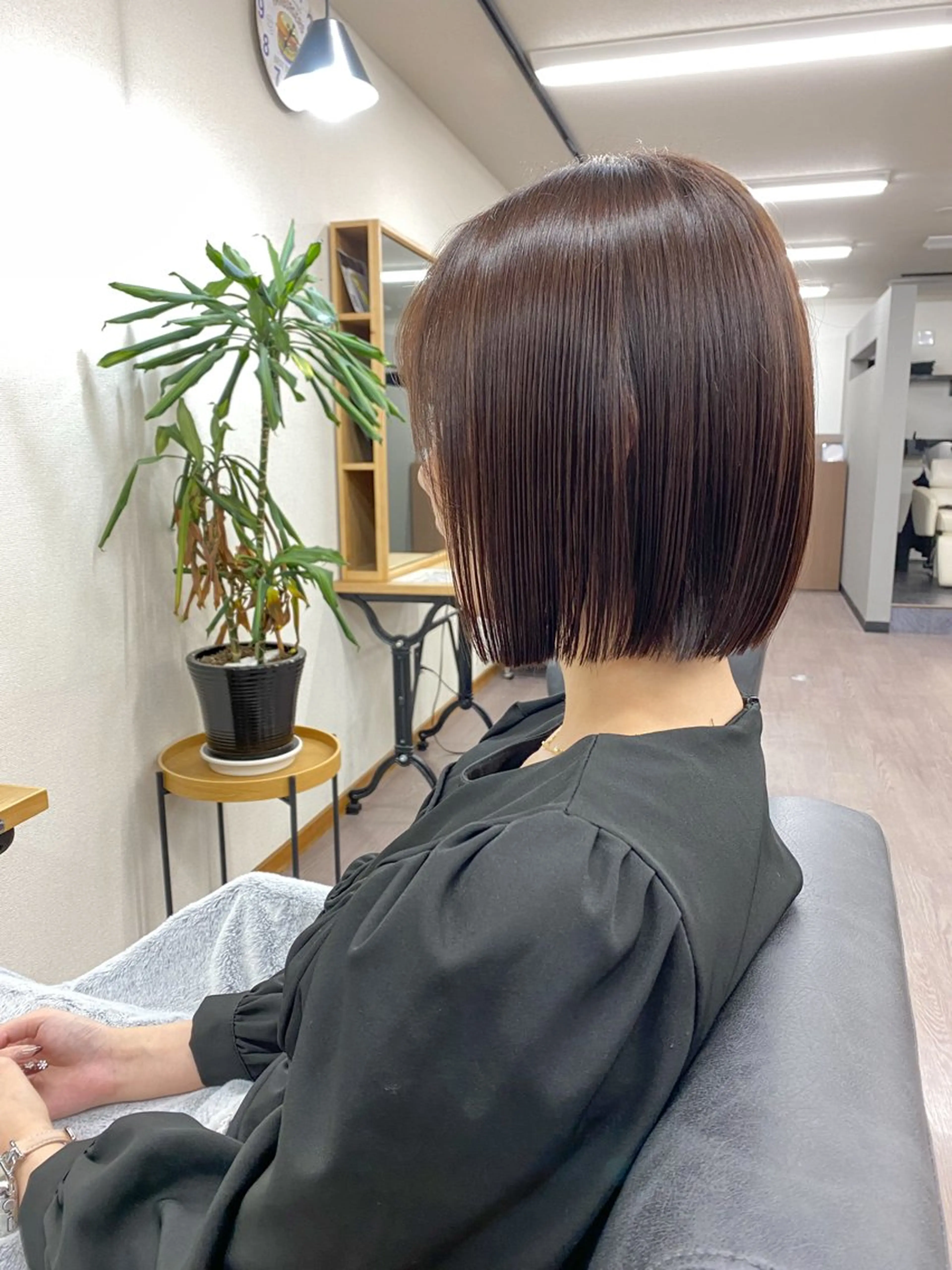 ミディアム カラー こもり なおやのヘアスタイル
