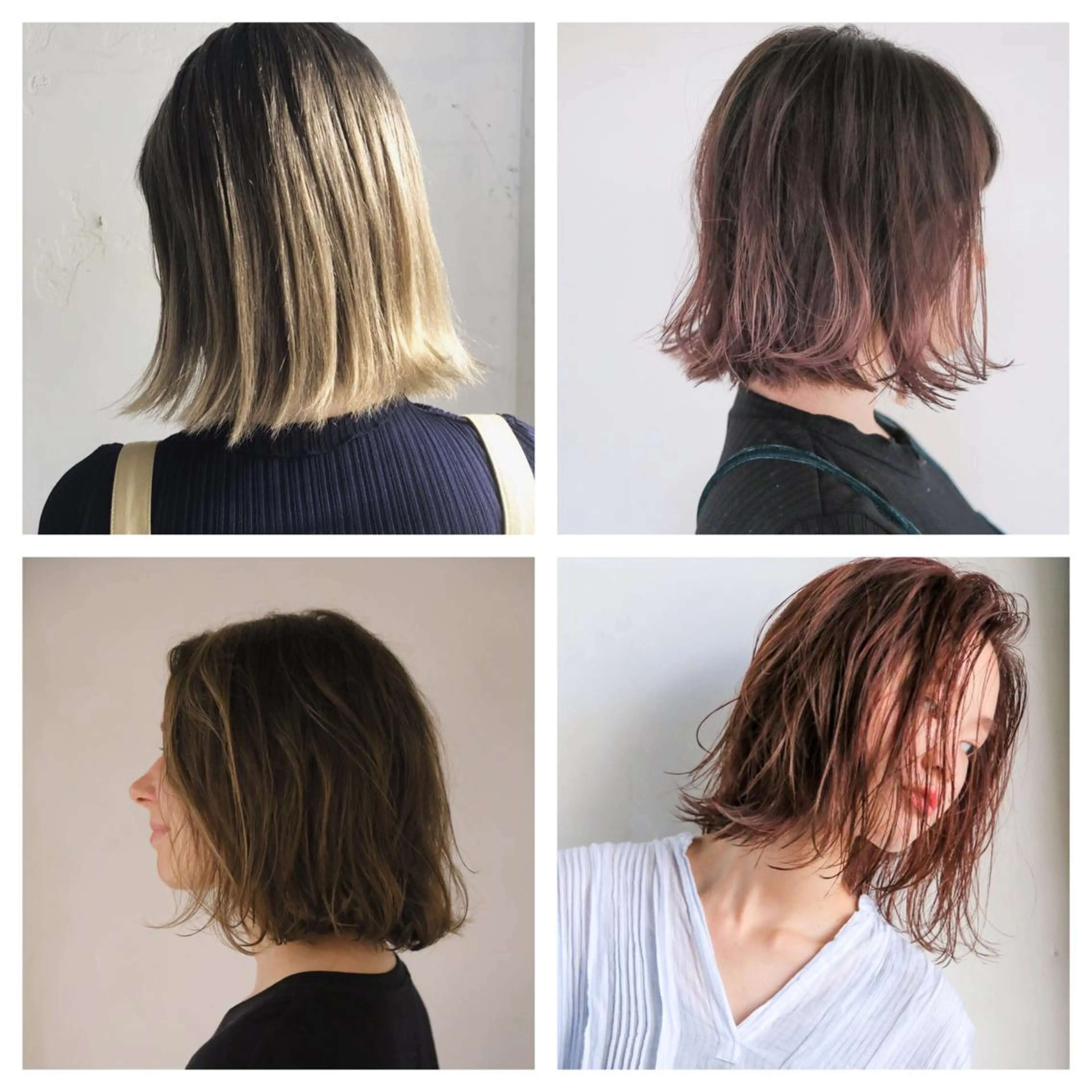 ミディアム ショート・ボブ ・ウルフ✂︎IMAIのヘアスタイル