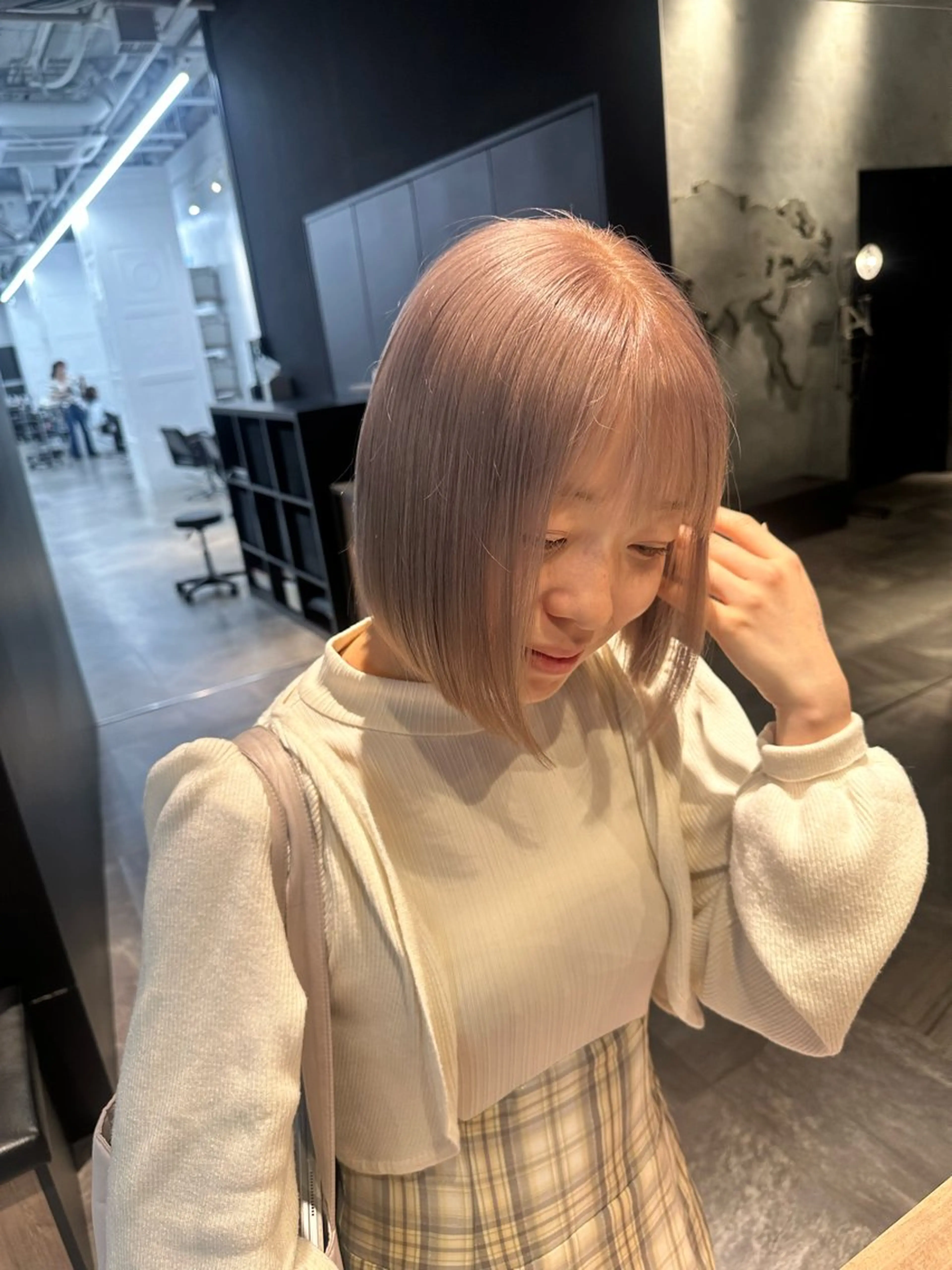 ショート カラー 顔まわりカット/艶髪 カラー✨けいとのヘアスタイル