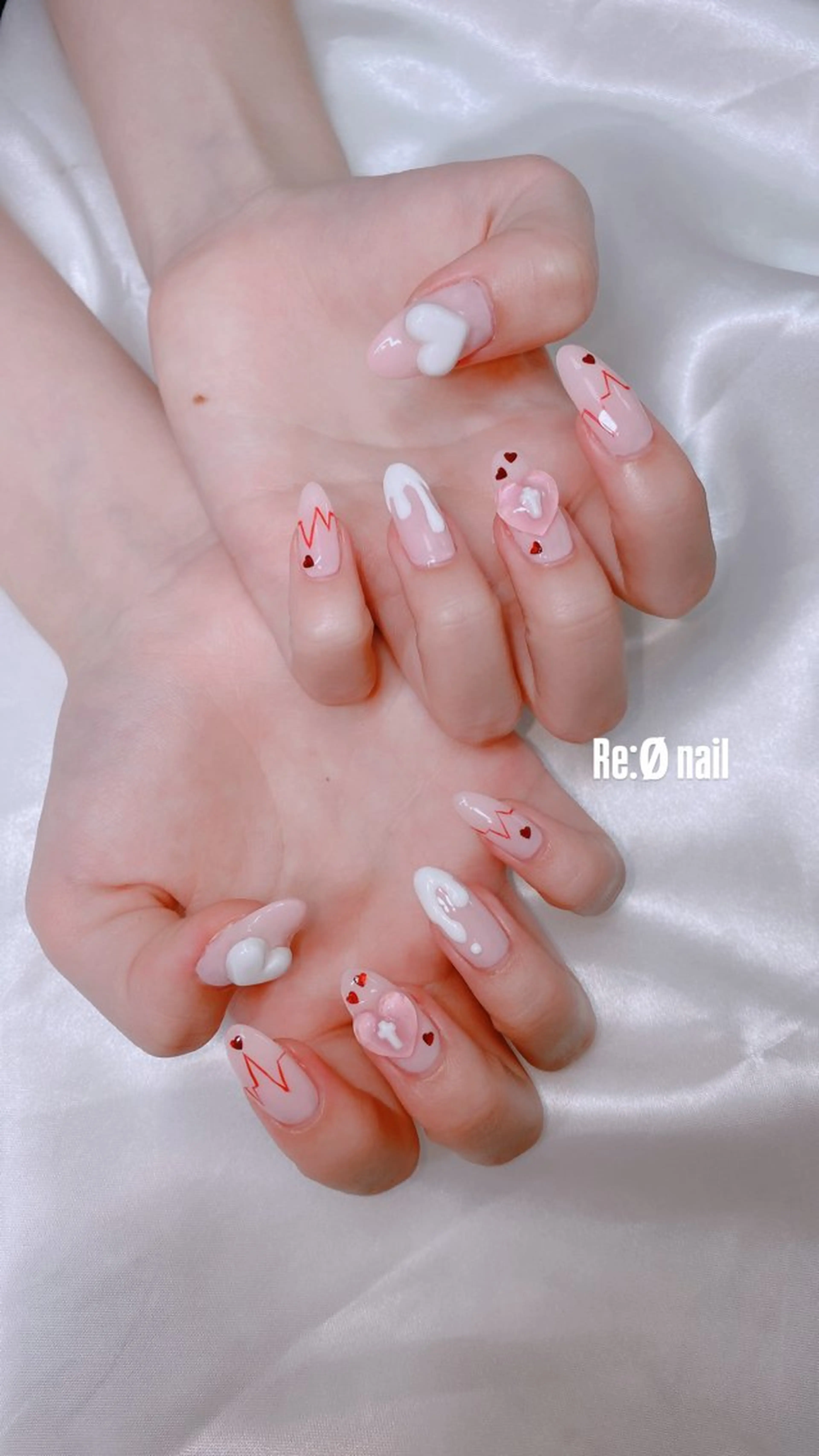 ネイル ハンドネイル Re:Ø nail 🩵TSUJIのネイルデザイン