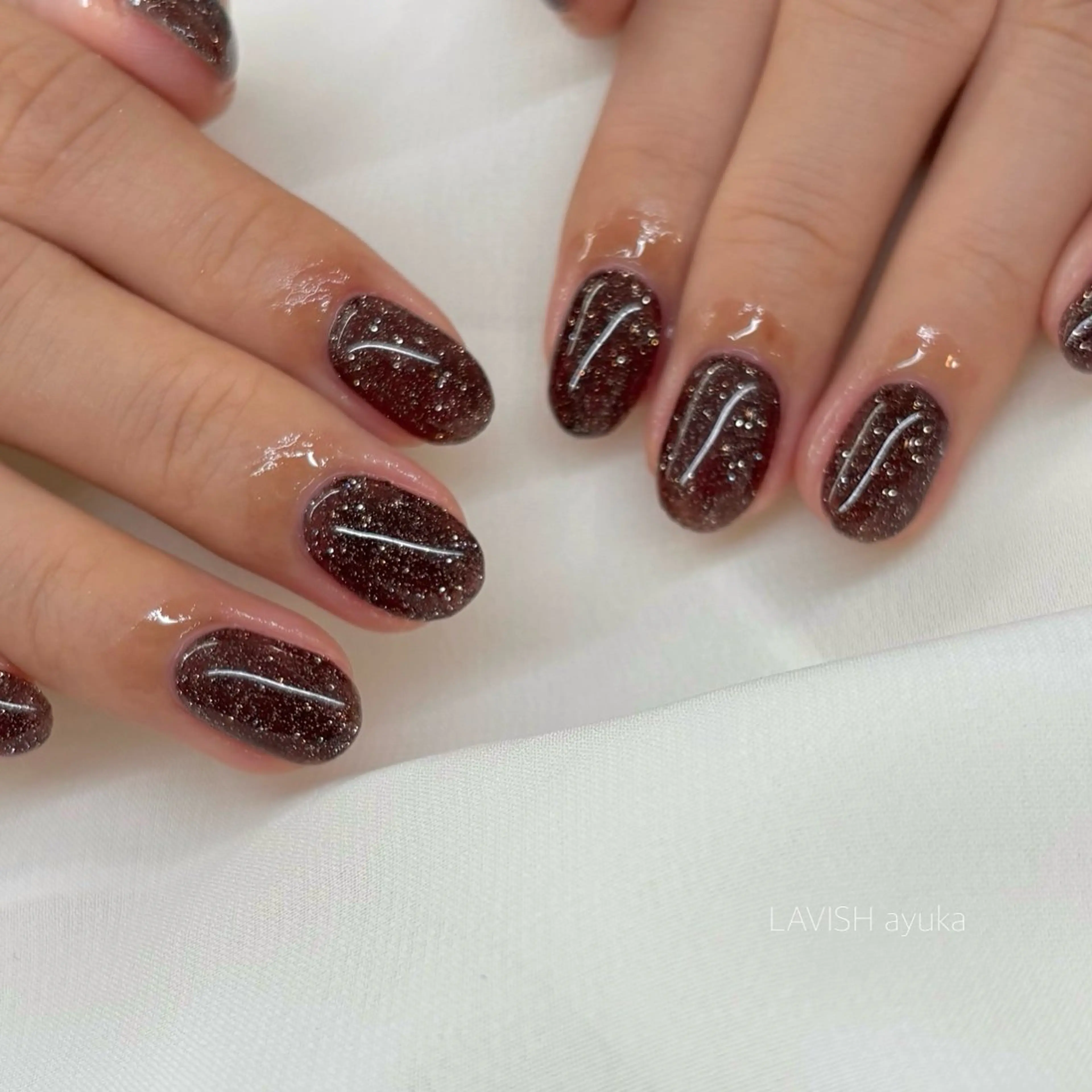 ネイル ハンドネイル LAVISH ayukaのネイルデザイン