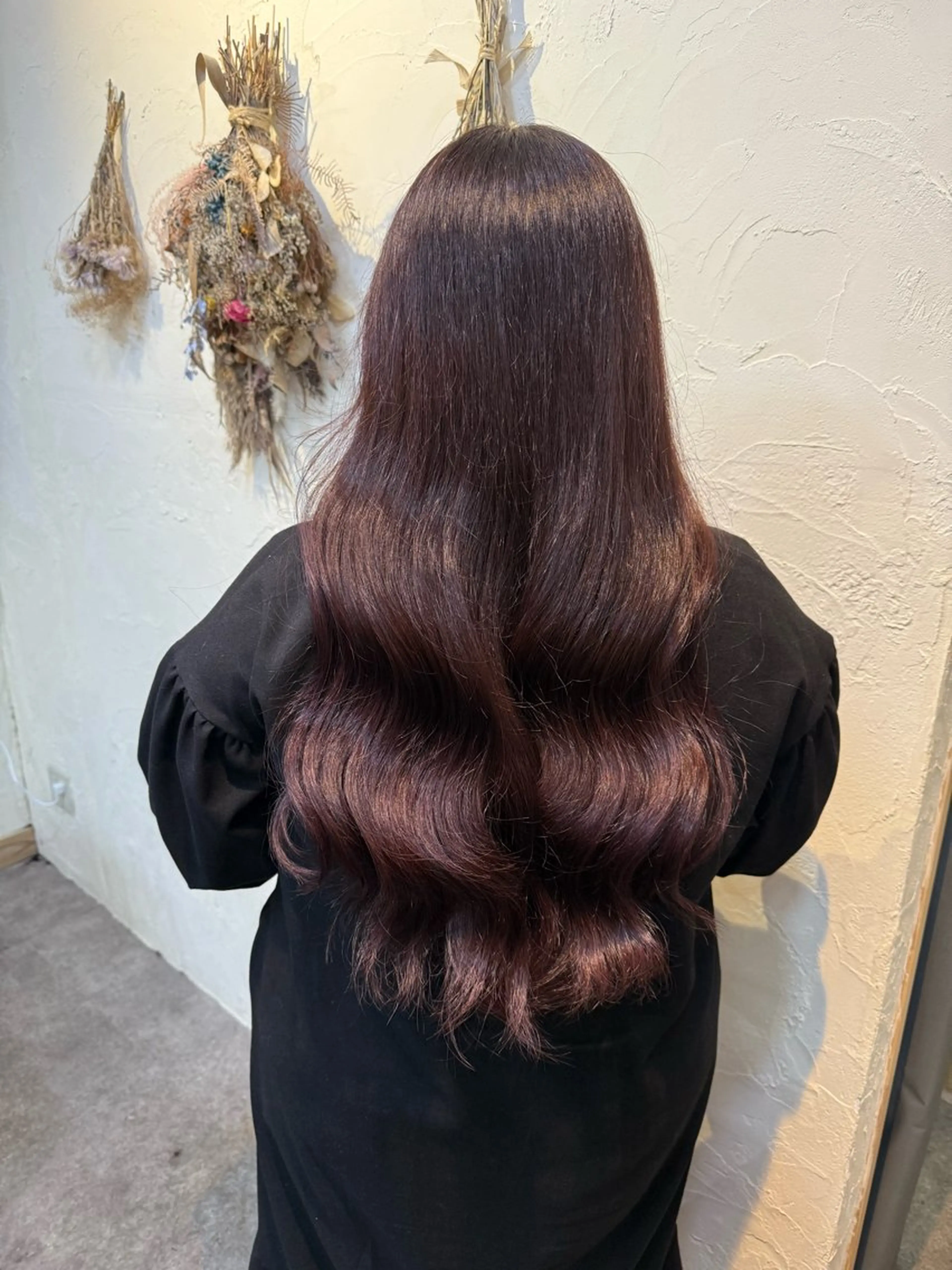 カラー 艶暖色/ベージュ SAKI💜のヘアスタイル