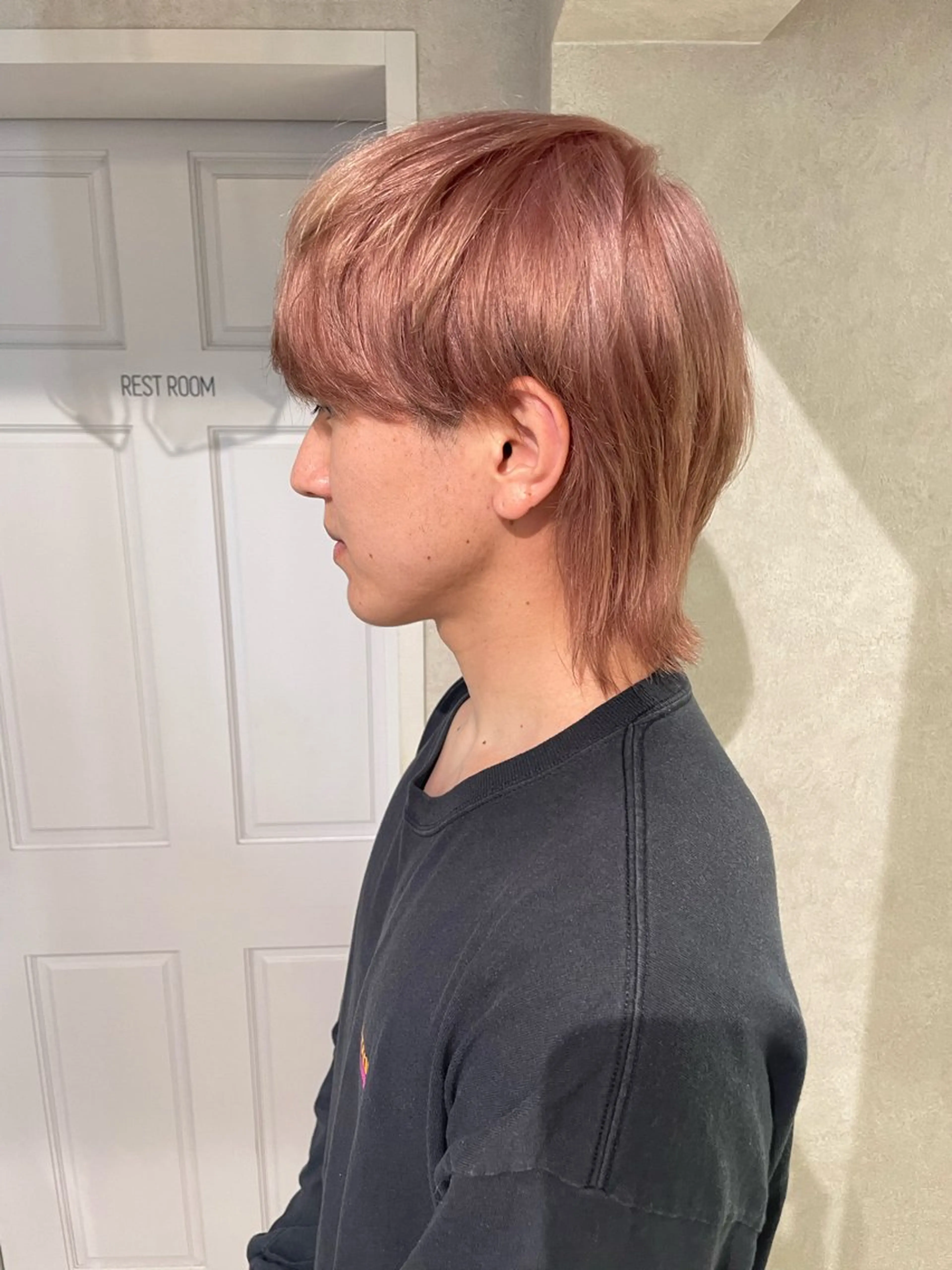 カラー メンズ ベージュカラー ピンクカラー ピンクベージュ ヘアカラー ナチュラル透明感🌱 小山美樹子のヘアスタイル