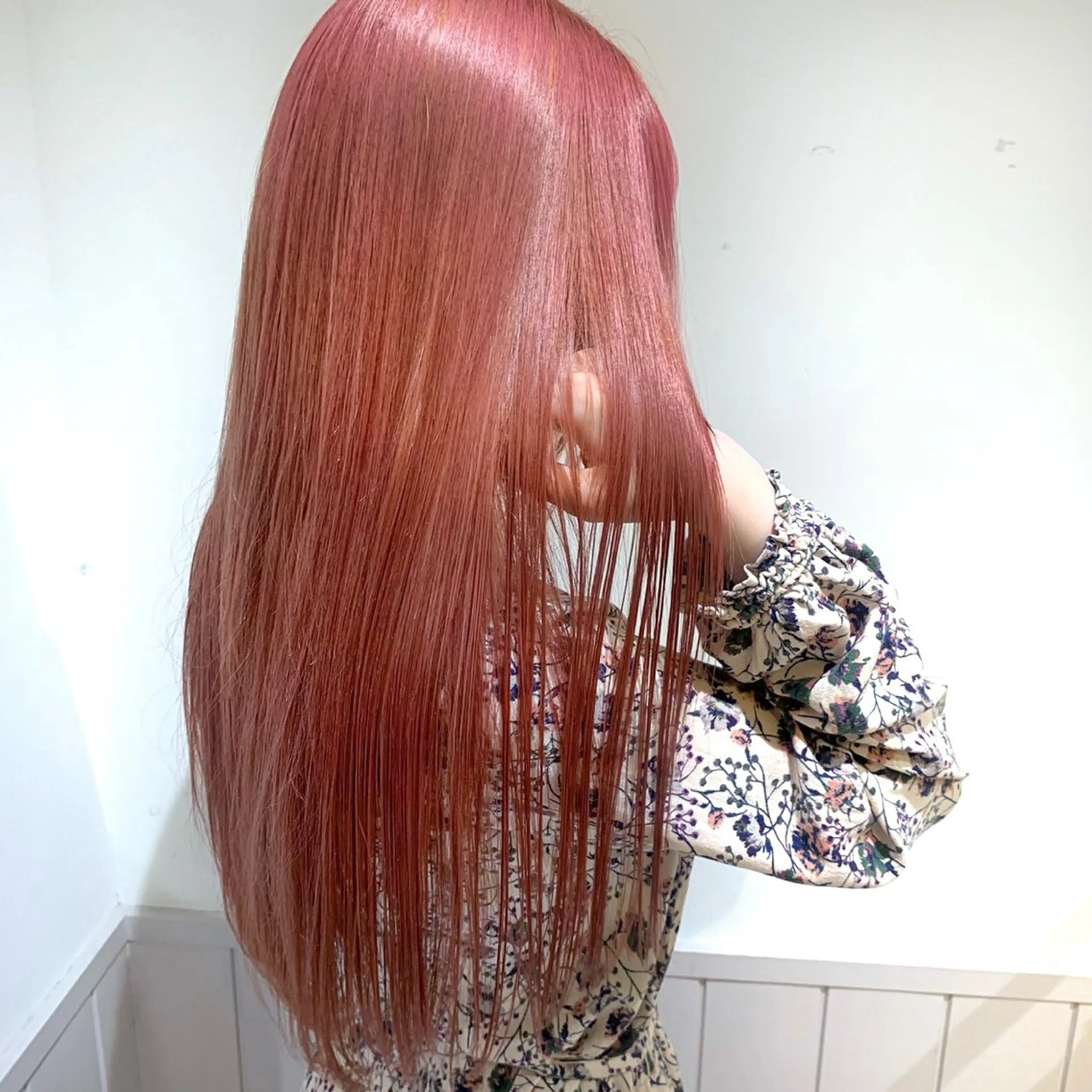ロング カラー ヘアアレンジ ブリーチ ブラウンカラー ダブルカラー ハイトーンカラー ピンクカラー 💎wakaba💎 モデル募集中のヘアスタイル