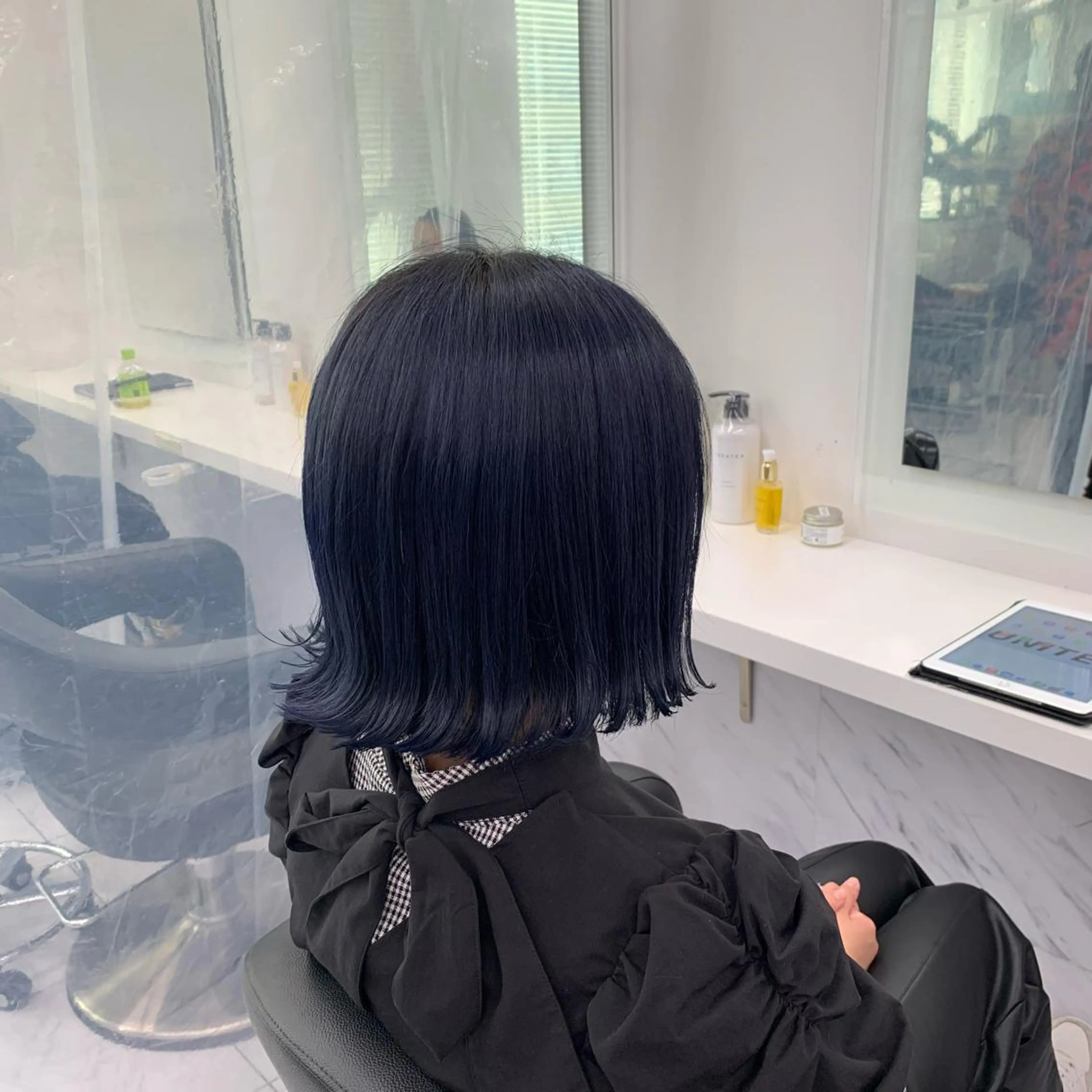 ミディアム カラー ヘアアレンジ neon hair所属・🩵 JURI🩵のヘアスタイル