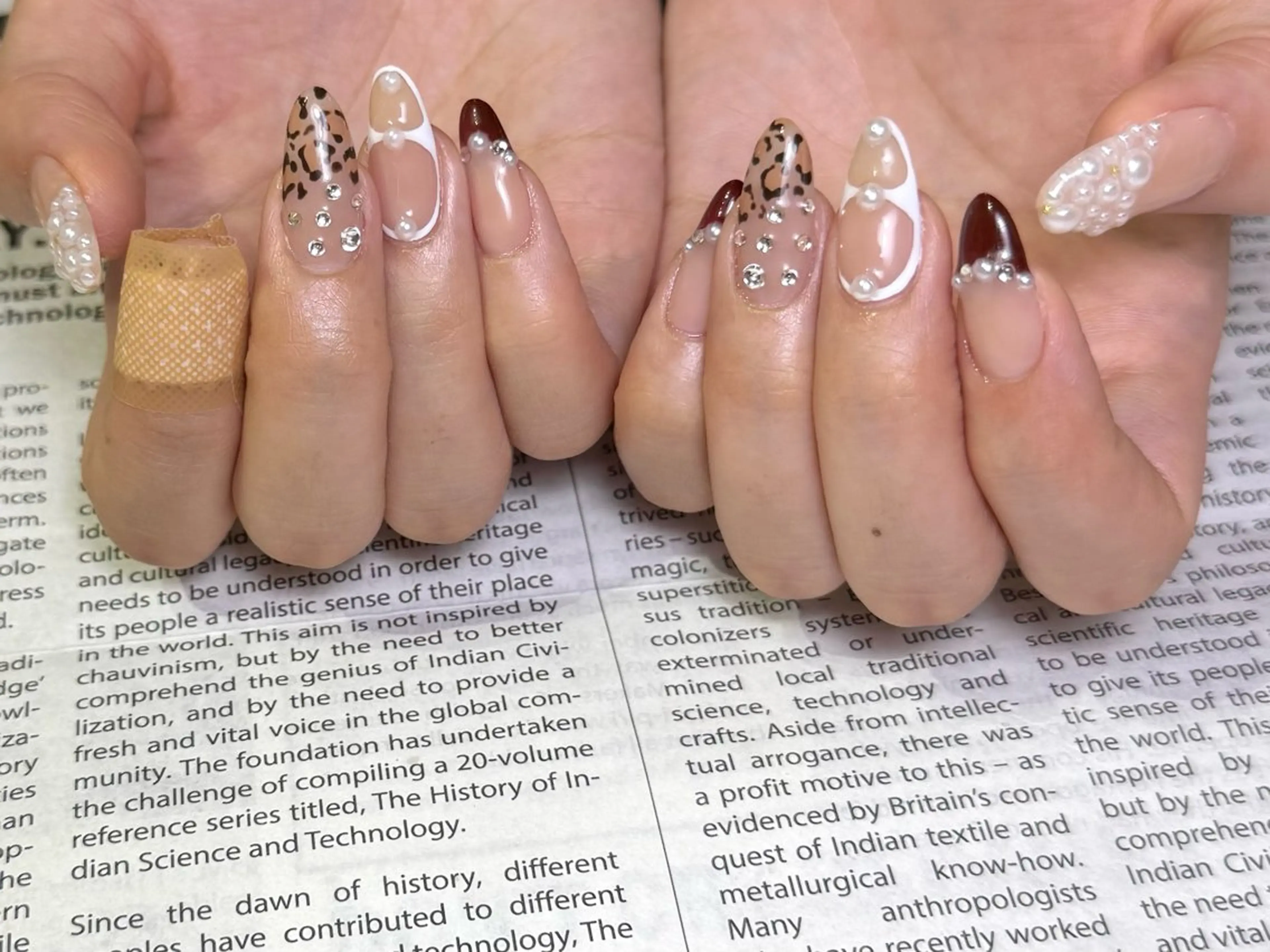 ネイル ハンドネイル Mnailsalon フィルイン対応サロンのネイルデザイン