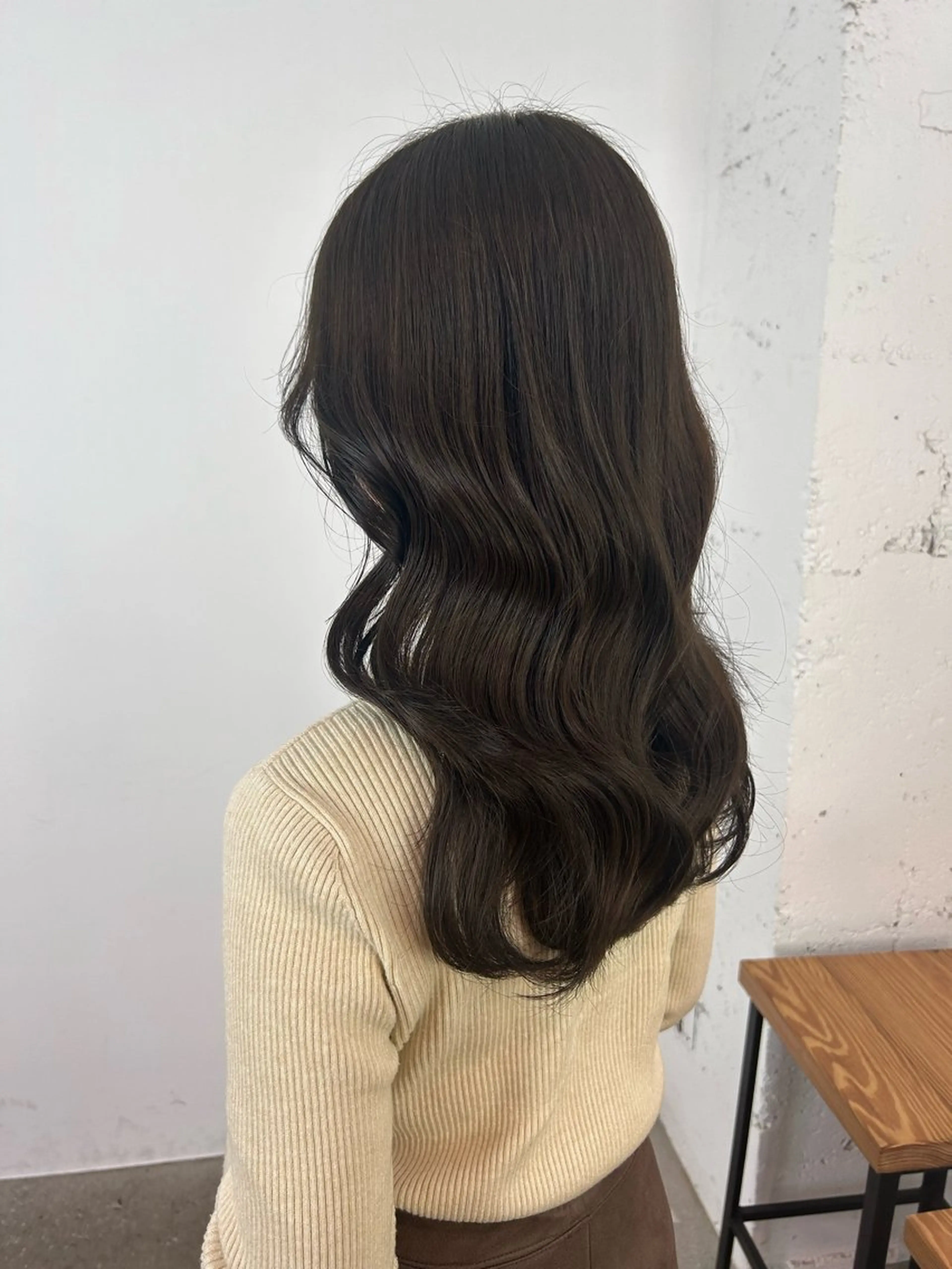 セミロング 縮毛矯正 宮本晃成のヘアスタイル