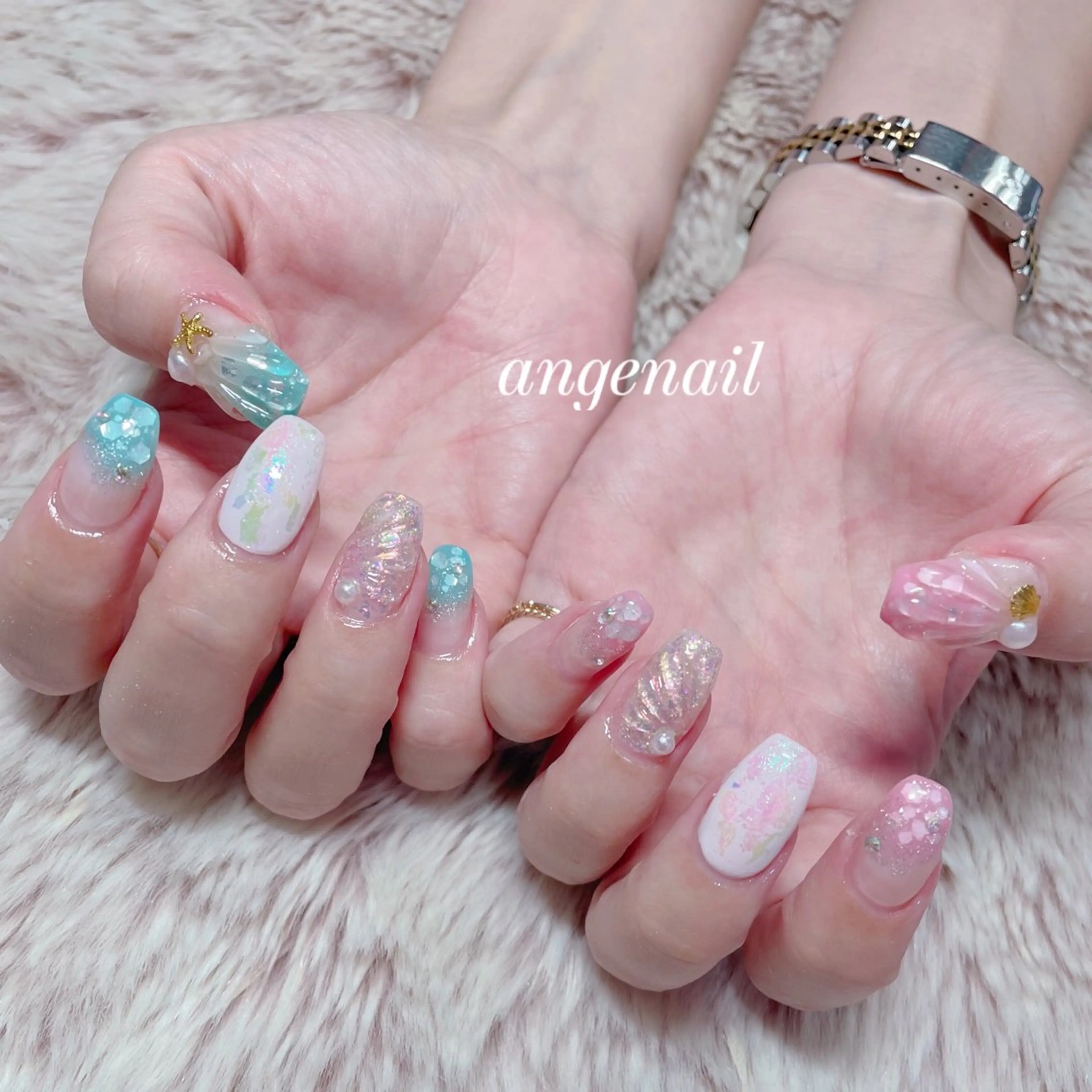 ネイル ハンドネイル オーナーネイリスト MAKIのネイルデザイン