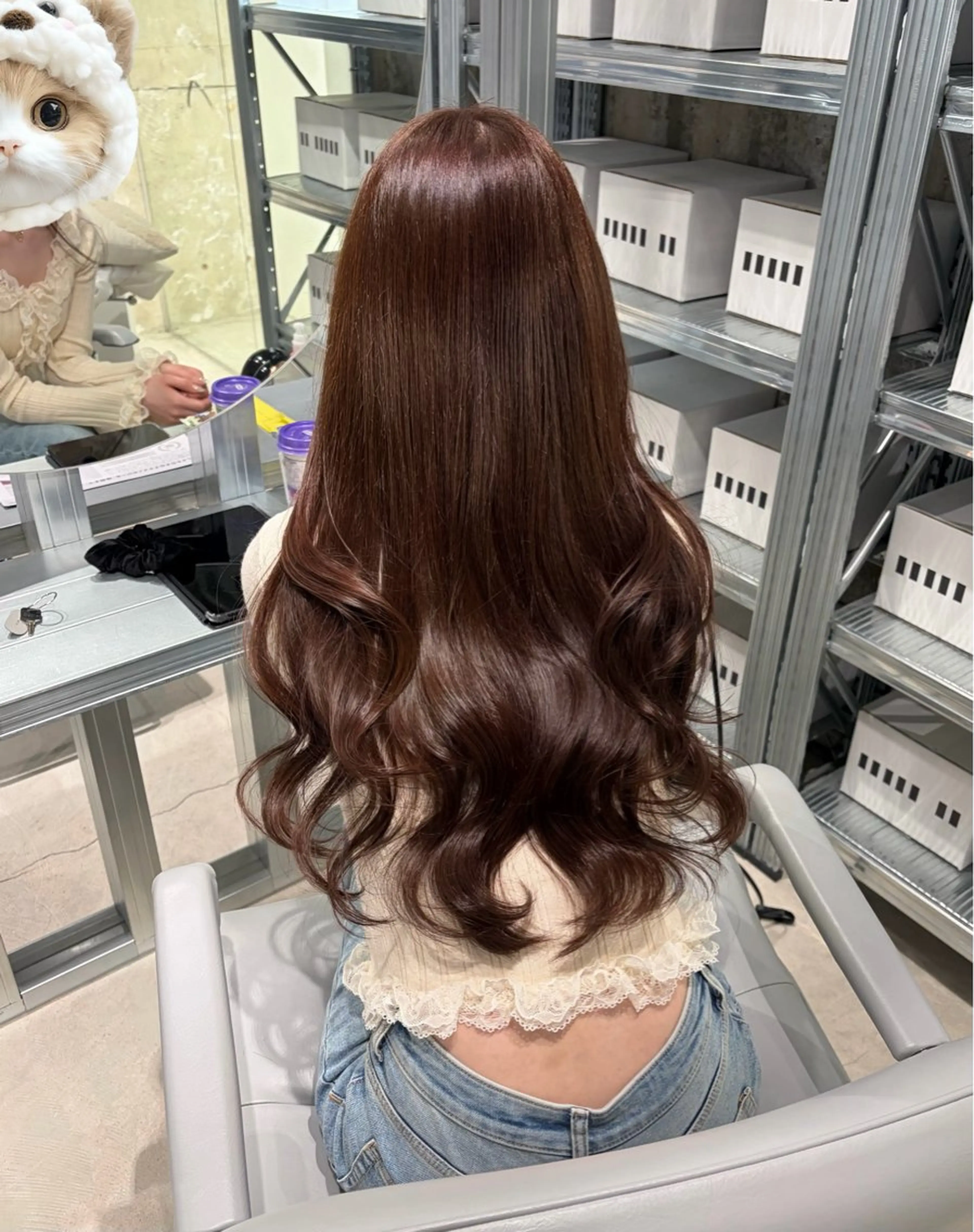 ロング カラー カット ヘアカラー トリートメント ダブルカラー/レイヤ ーカット 🤍ゆきなのヘアスタイル