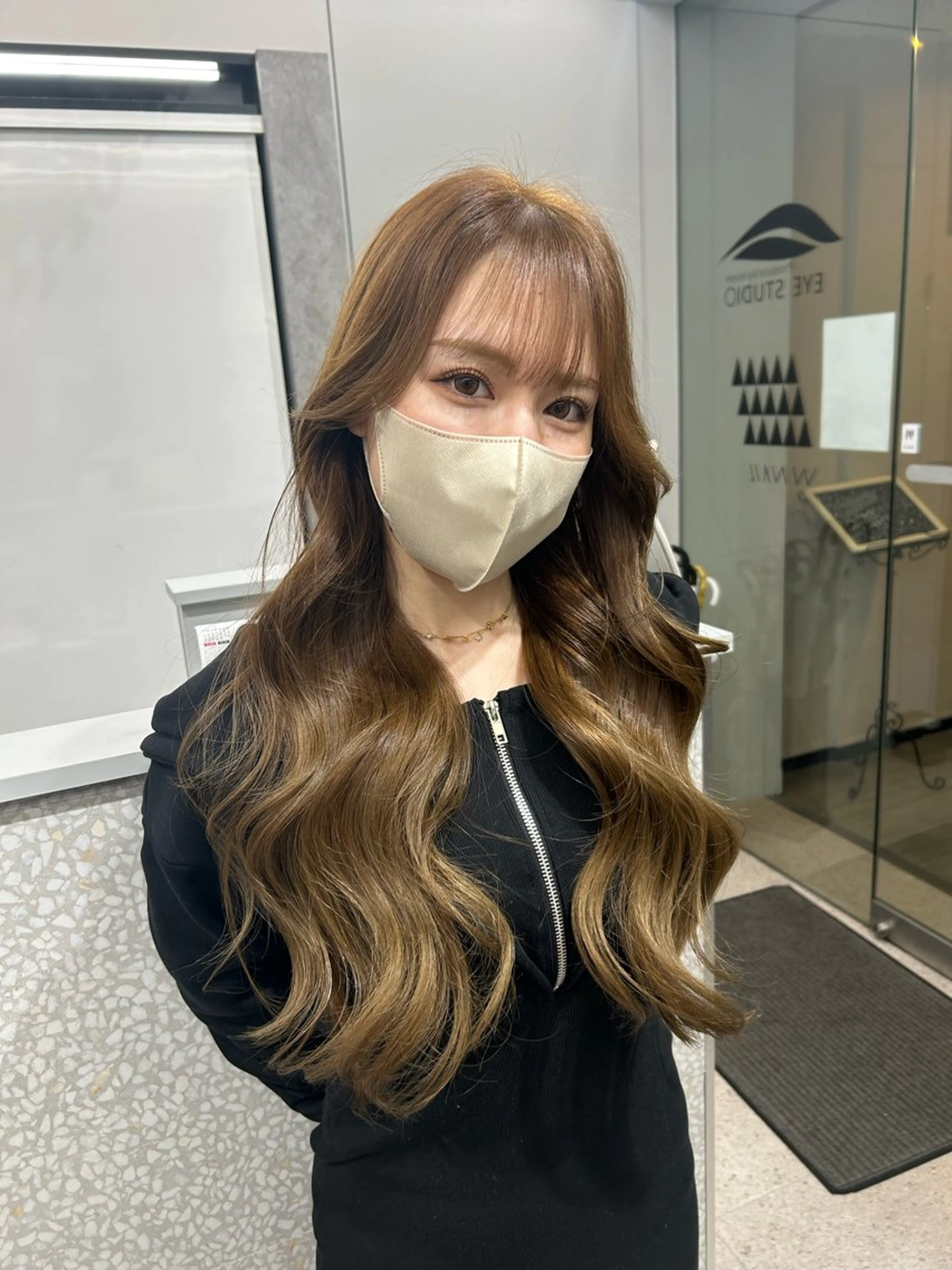 ロング カラー カット ヘアカラー トリートメント 韓国ネイル🤍 イワサキ　リコ🍒のマツエク・マツパデザイン