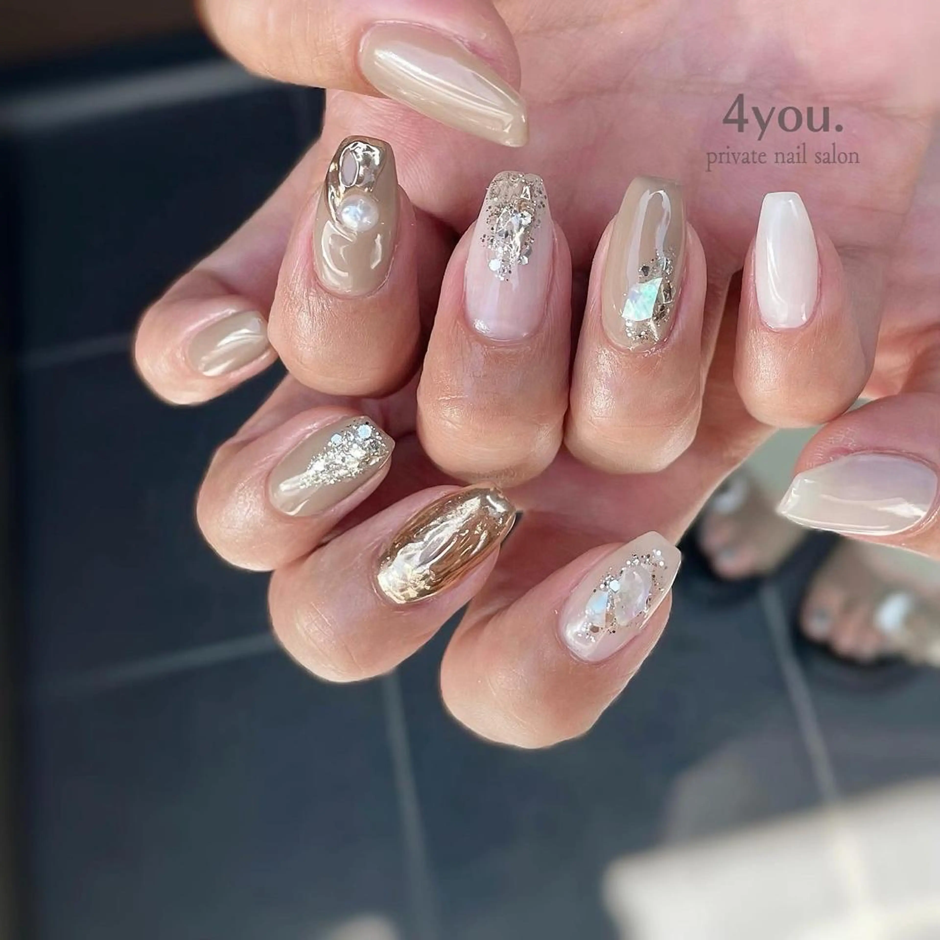 ネイル nail salon ４ｙｏｕ．のネイルデザイン