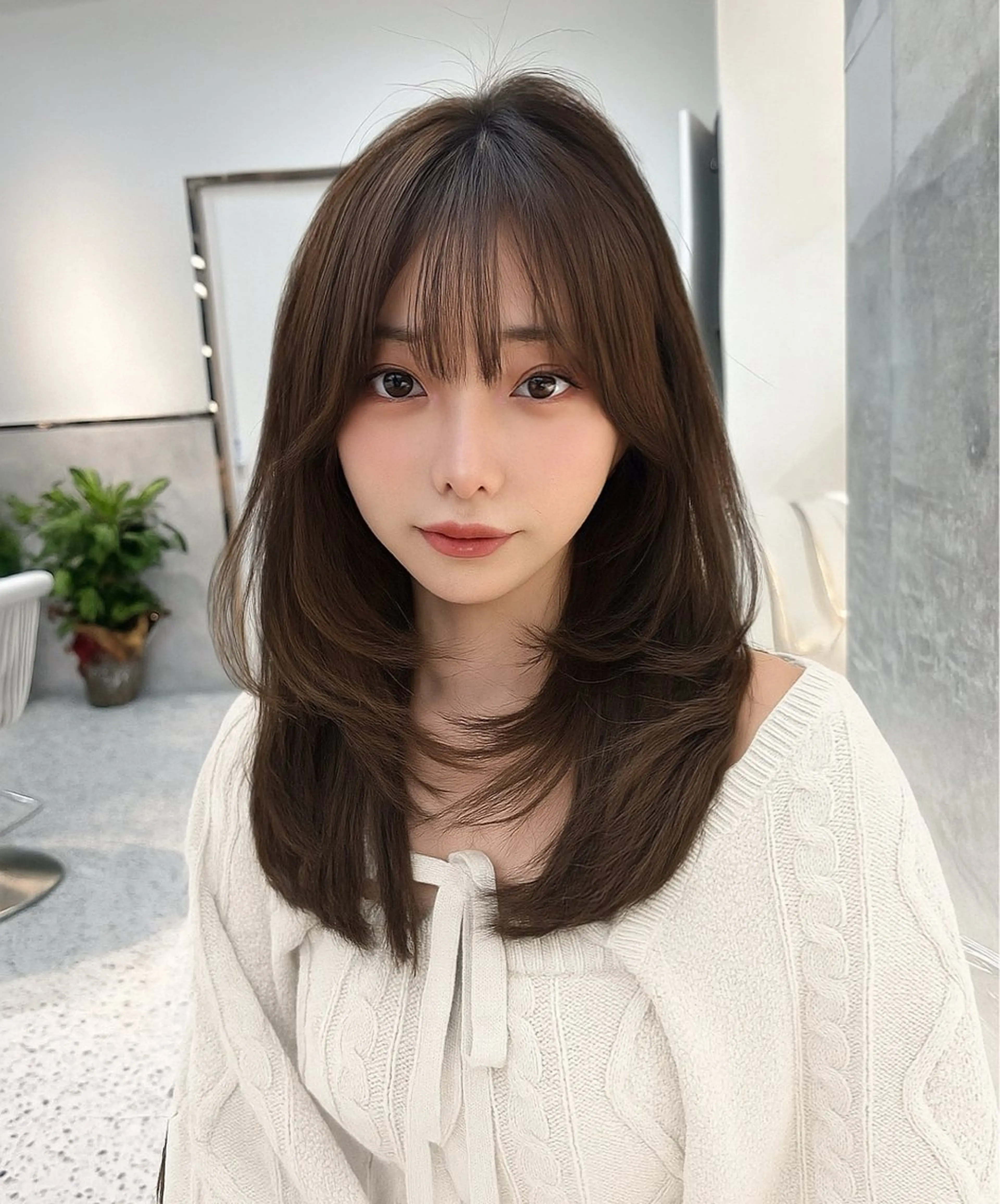 ロング レイヤーカット 🎀透明感カラー shizuka🎀のヘアスタイル