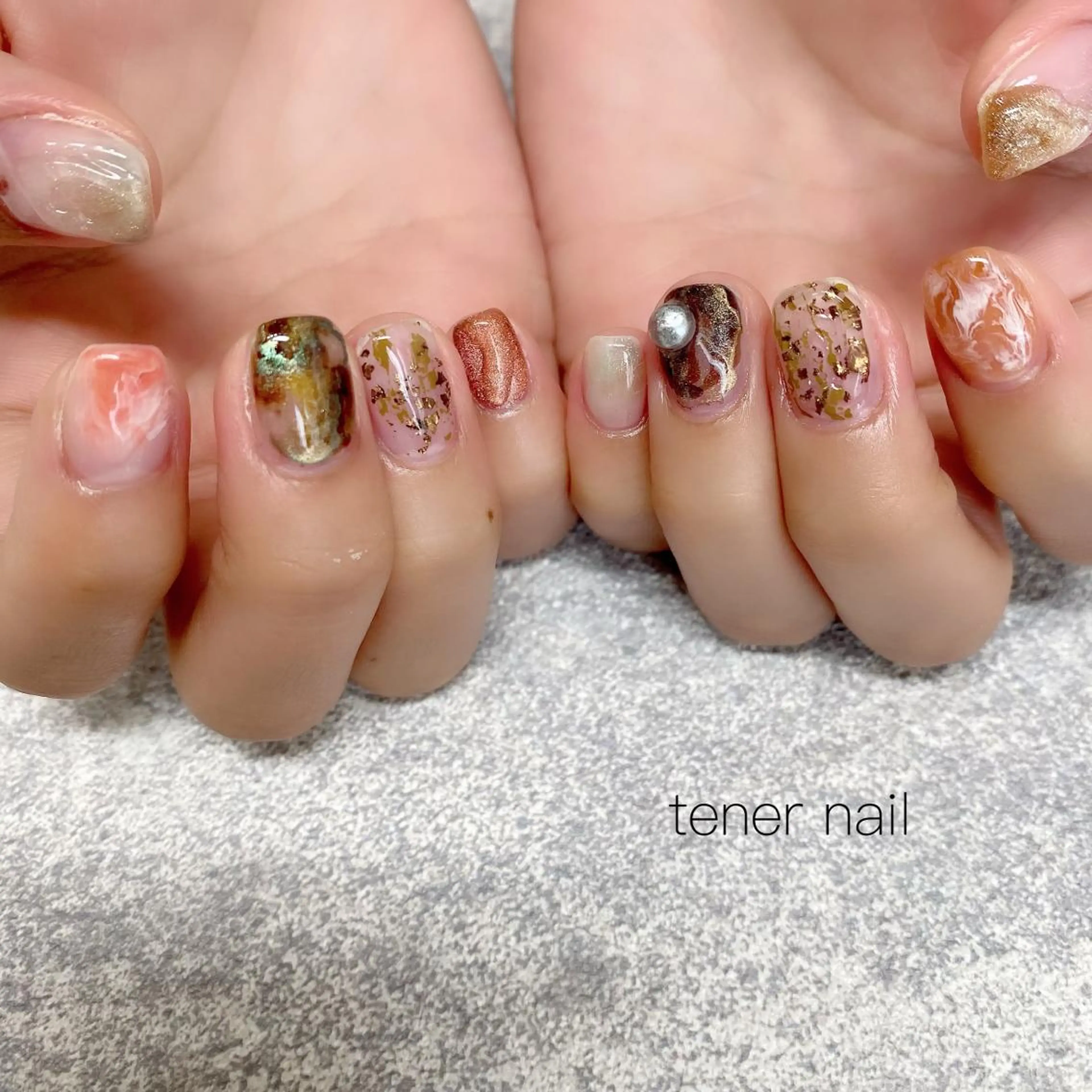 ネイル ニュアンスネイル テネルネイル tener nailのネイルデザイン
