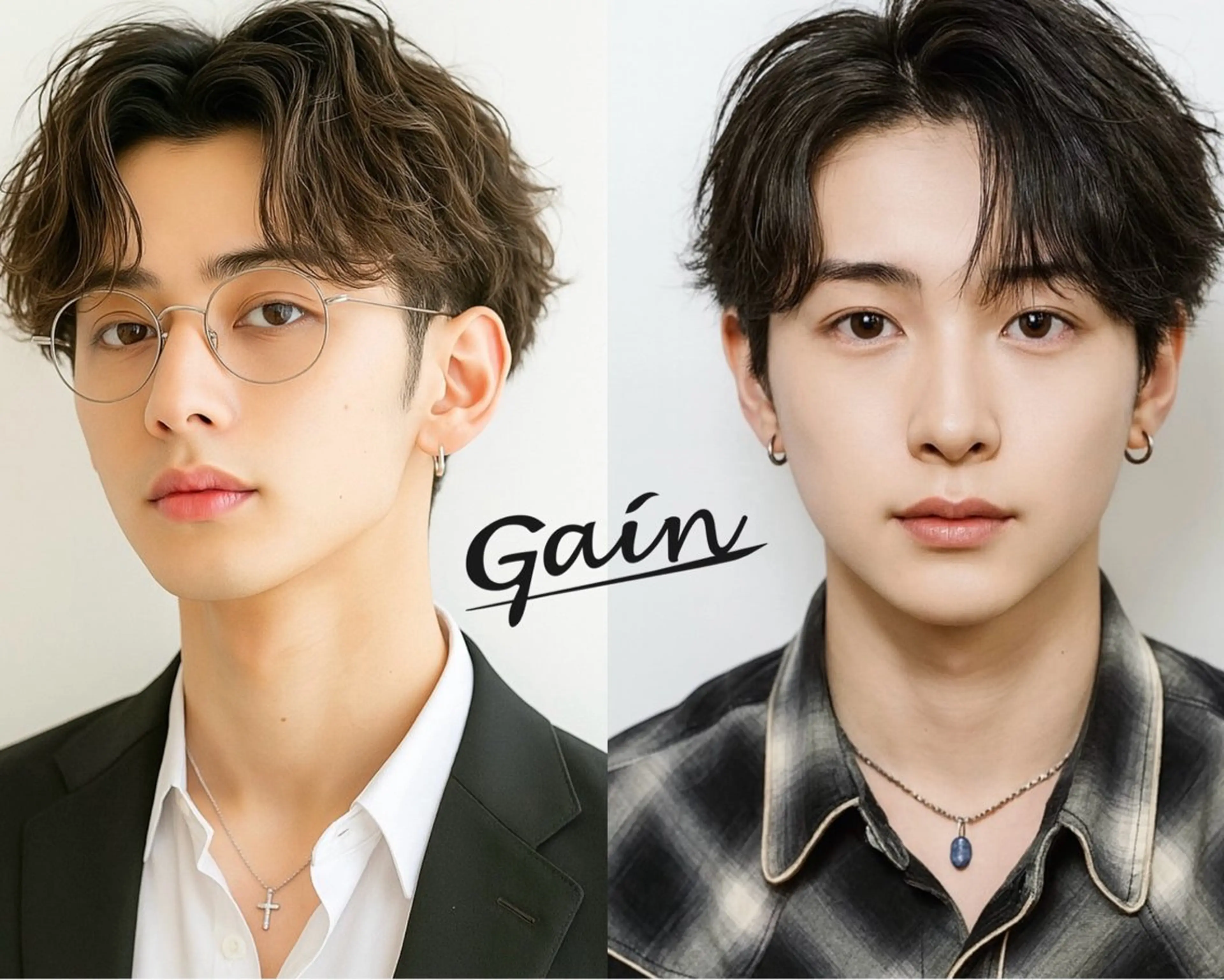 ショート カラー パーマ メンズ メンズパーマ Gain KAKKY 名古屋/池下駅3分のヘアスタイル