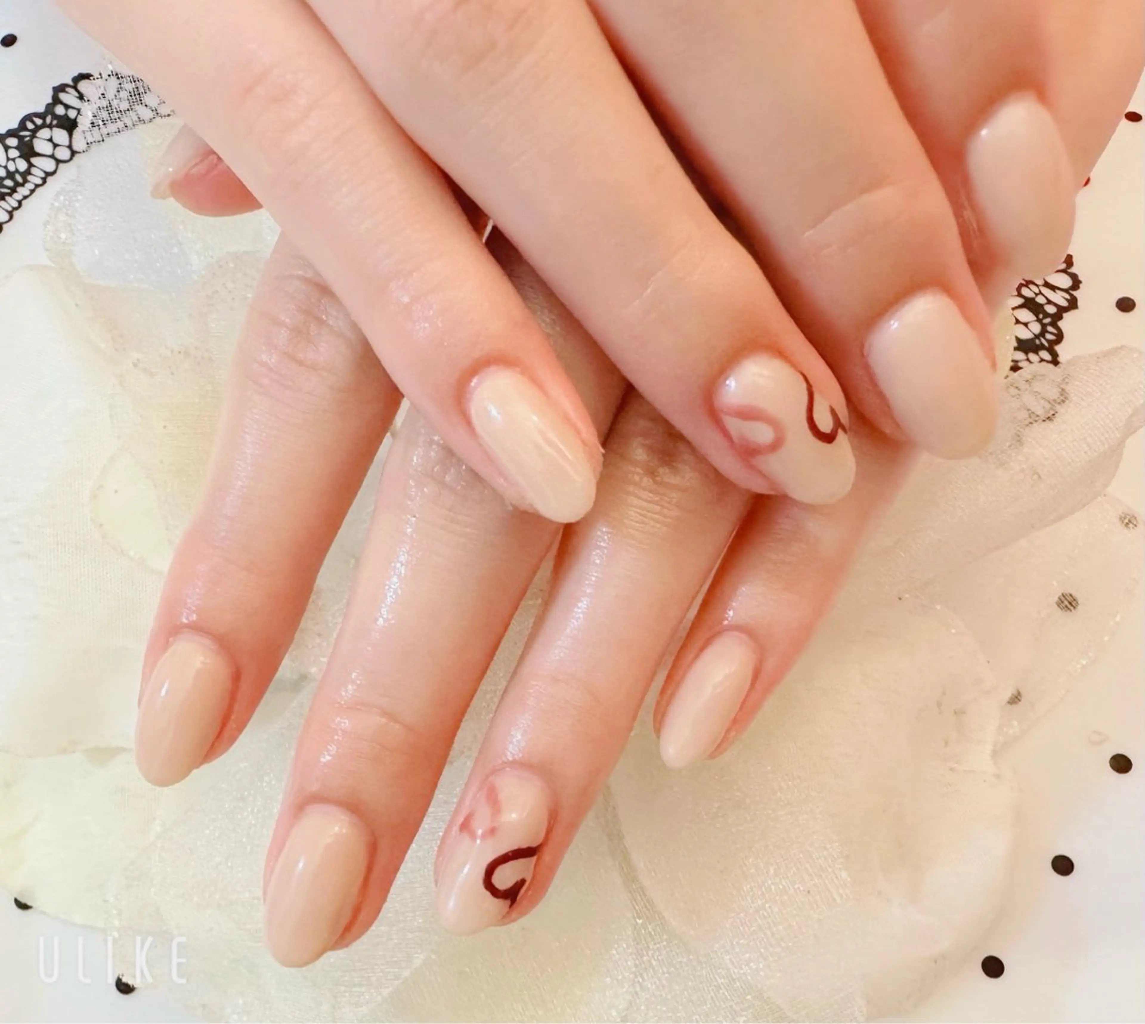 ネイル ジェルネイル 持ち込み パラジェル シンプルネイル LUCIA(ルシア）所属・LUCIA 南柏ネイルサロンのネイルデザイン