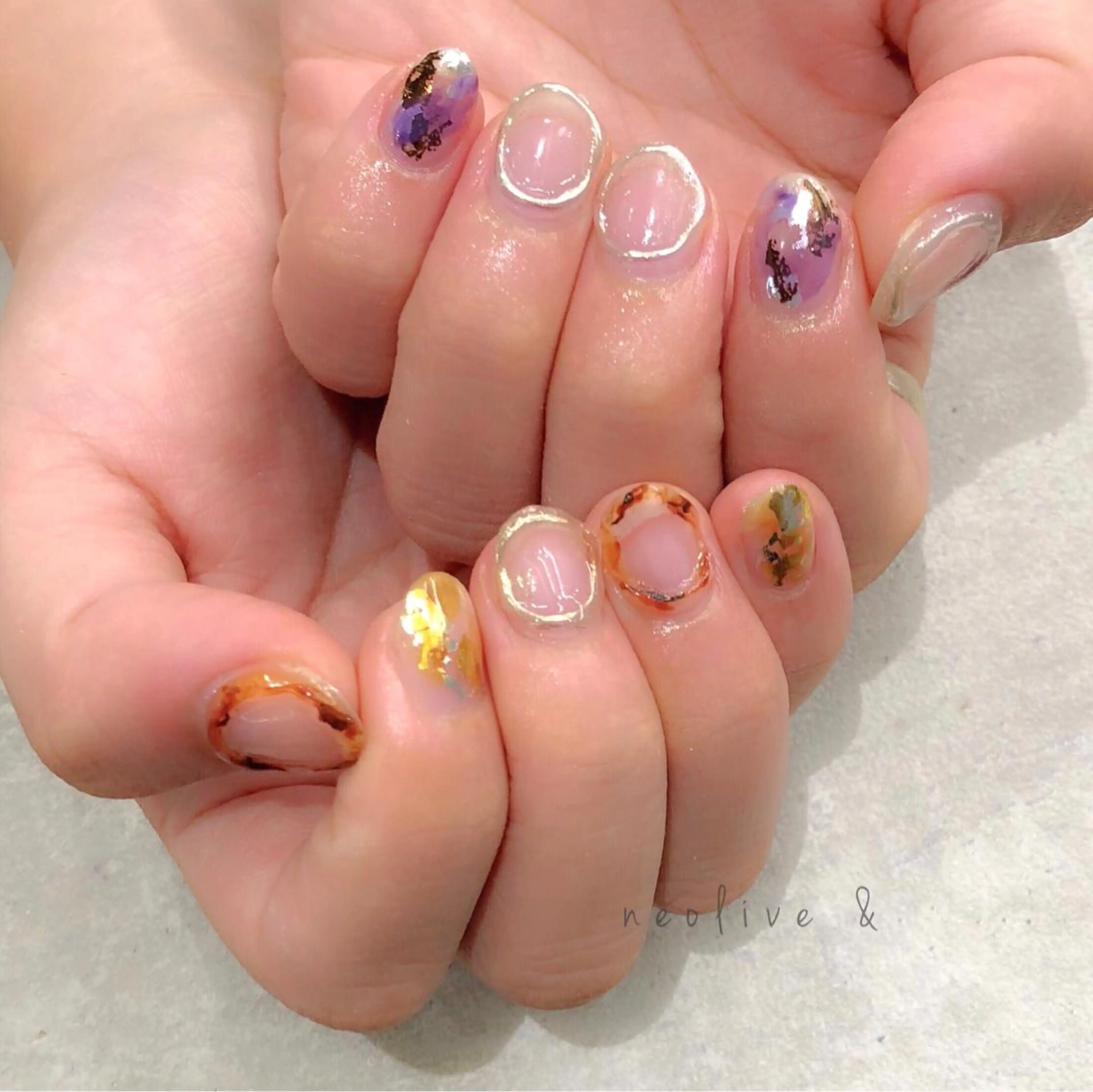 ネイル ハンドネイル Yuriko Omi パラジェル/渋谷のネイルデザイン