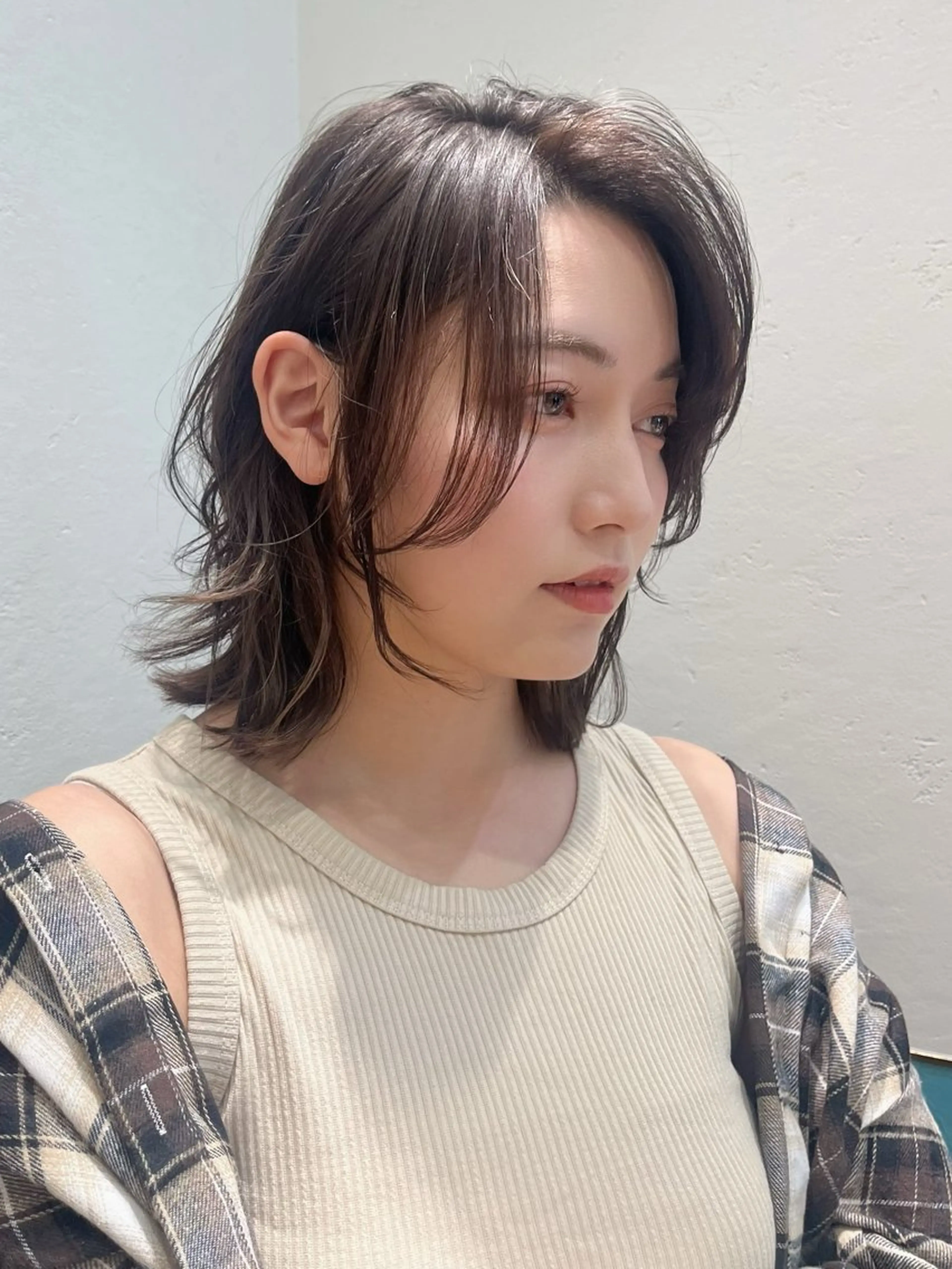 ミディアム カット ヘアカラー パーマ トリートメント 髪質改善/縮毛矯正/ ボブ/店長/槌矢圭悟のヘアスタイル