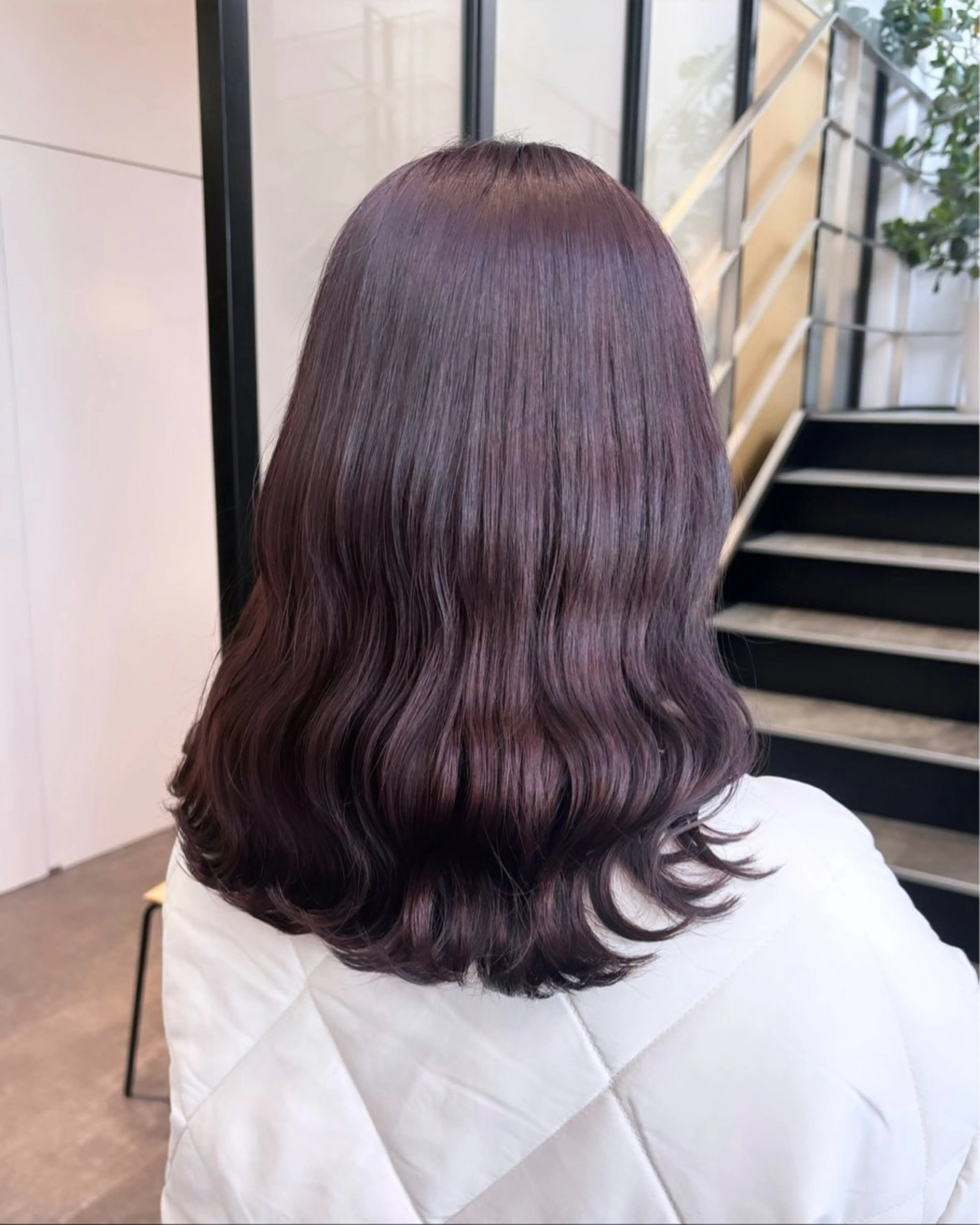 セミロング カラー 💗ガーリーヘア🎀 saki💗のヘアスタイル