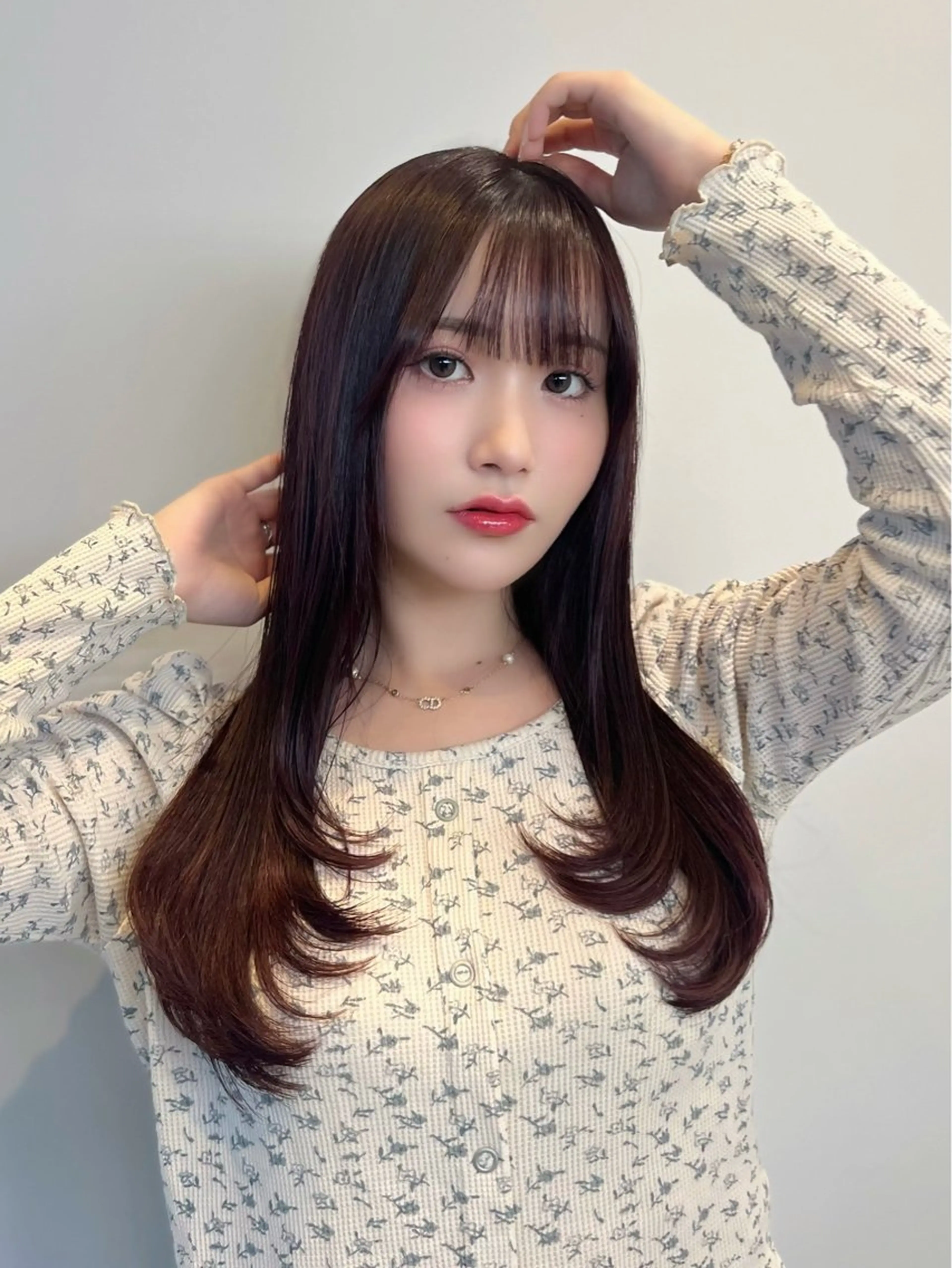 ロング カラー 髪質改善 カット 縮毛矯正 レイヤー/髪質改善 DAISUKEのヘアスタイル