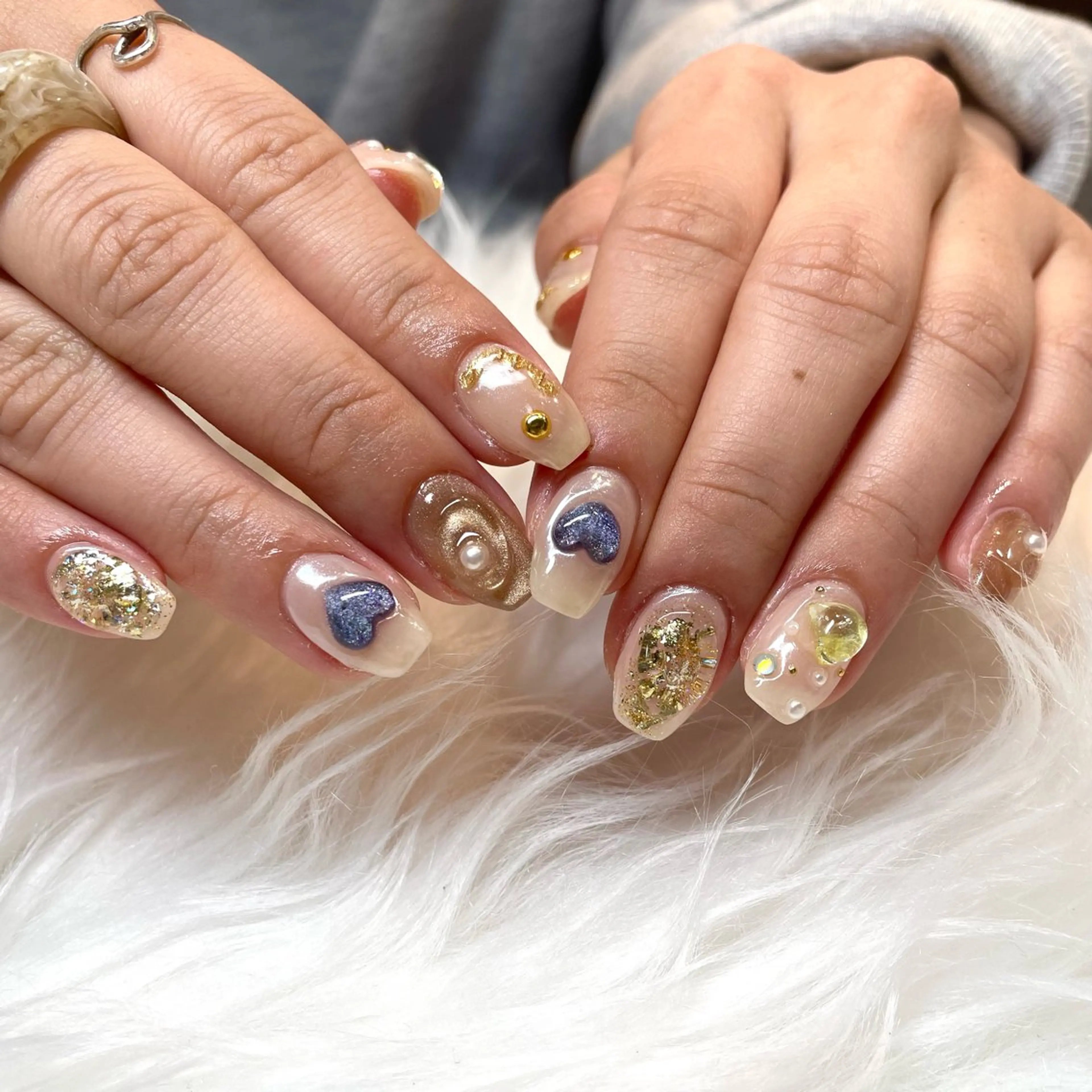 ネイル ハンドネイル 新井 ひなののネイルデザイン