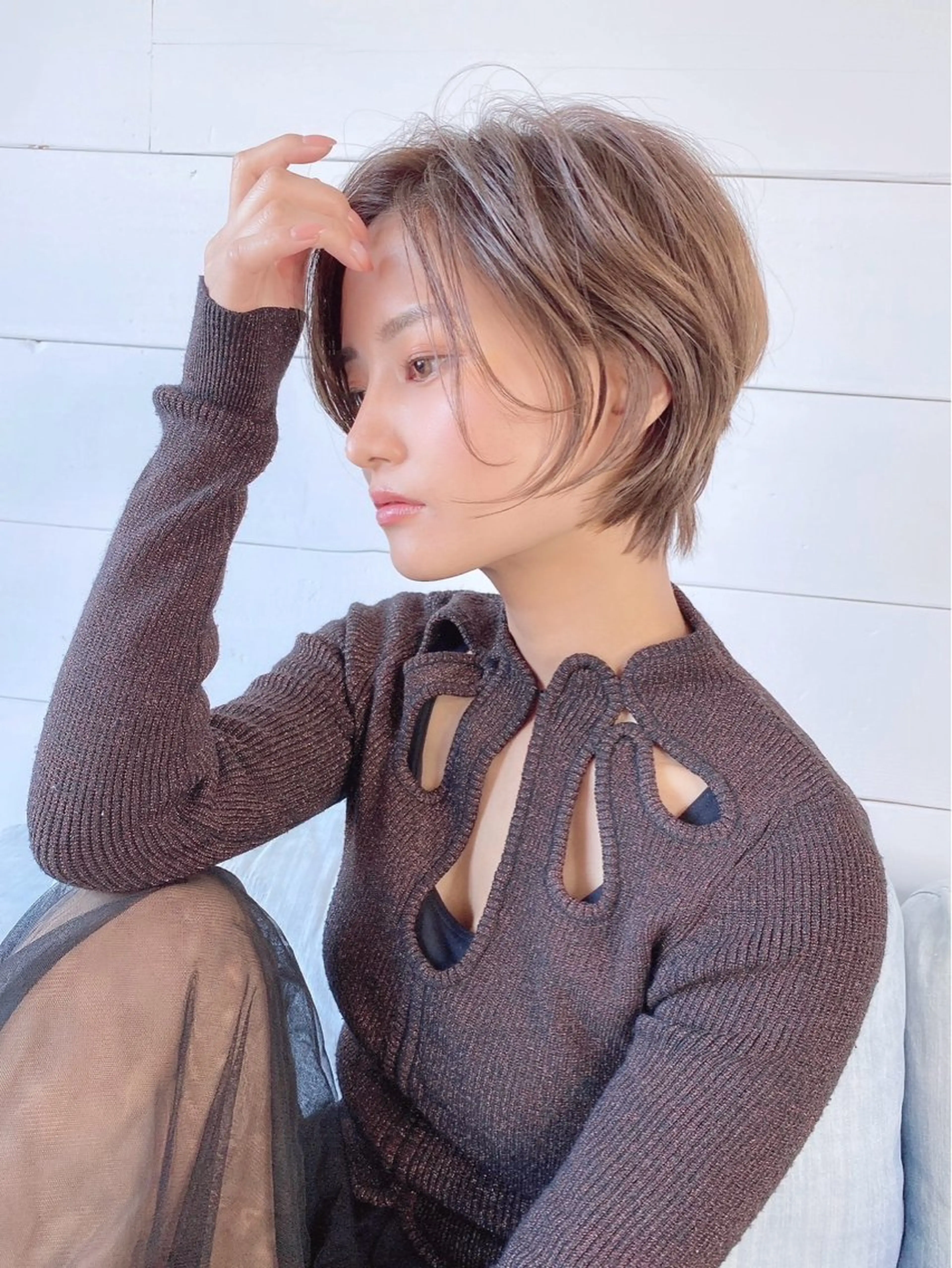 ショート カラー ⭐️ハイトーン/ 骨格カット🍏ころあのヘアスタイル