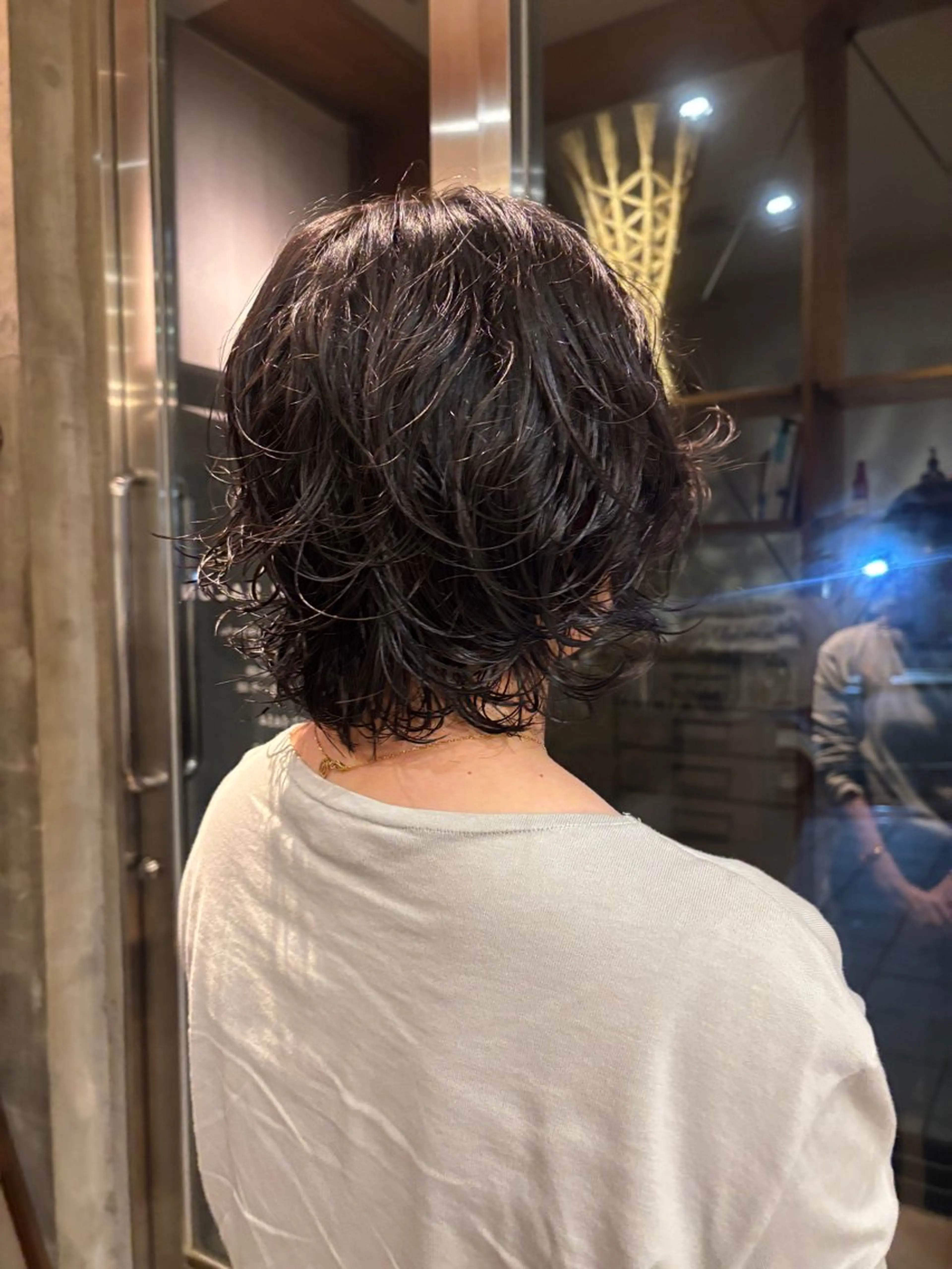 ショート パーマ 小野 愛花のヘアスタイル