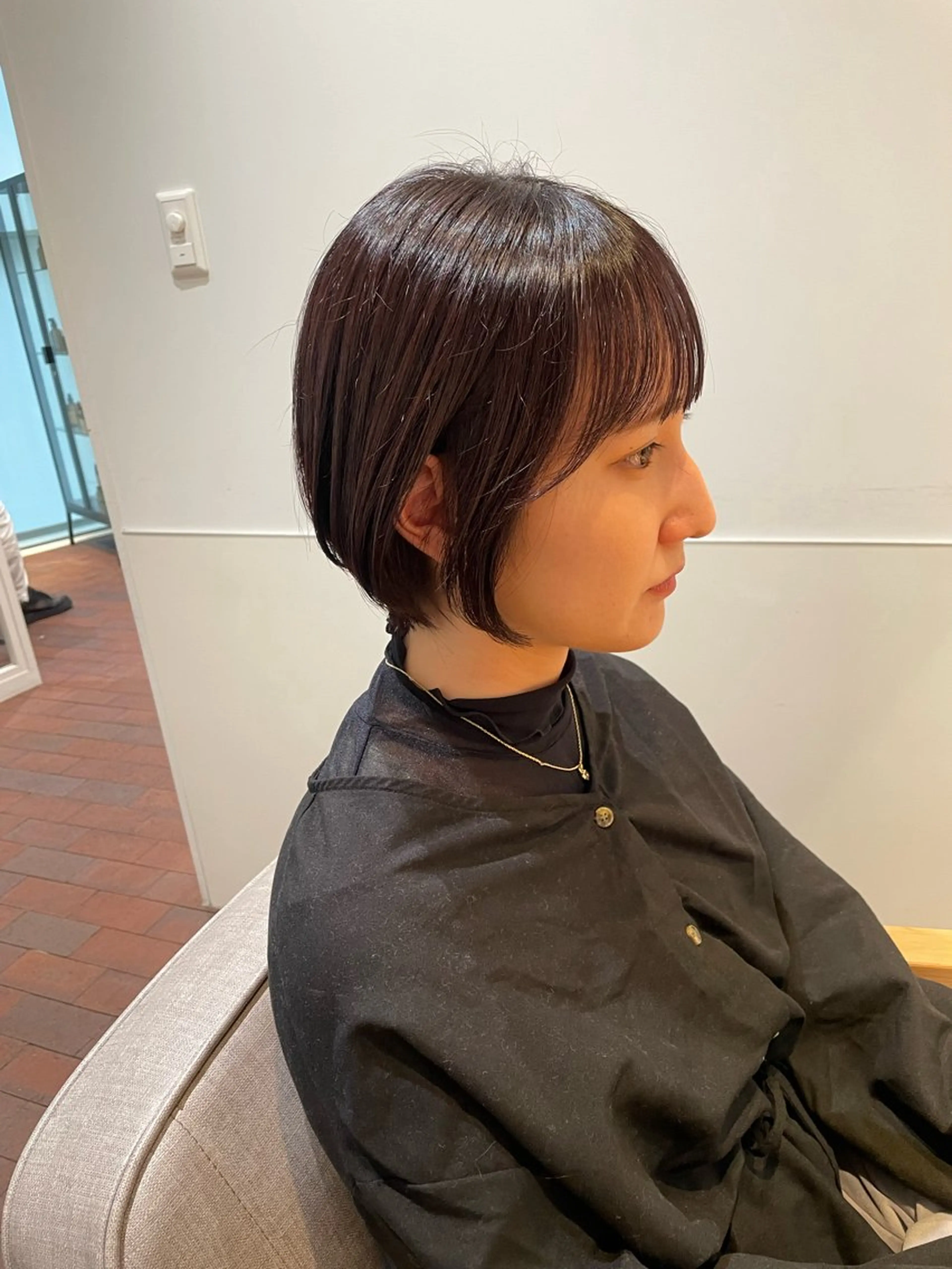 ショート カラー miu. ボブ/透け感カラーのヘアスタイル