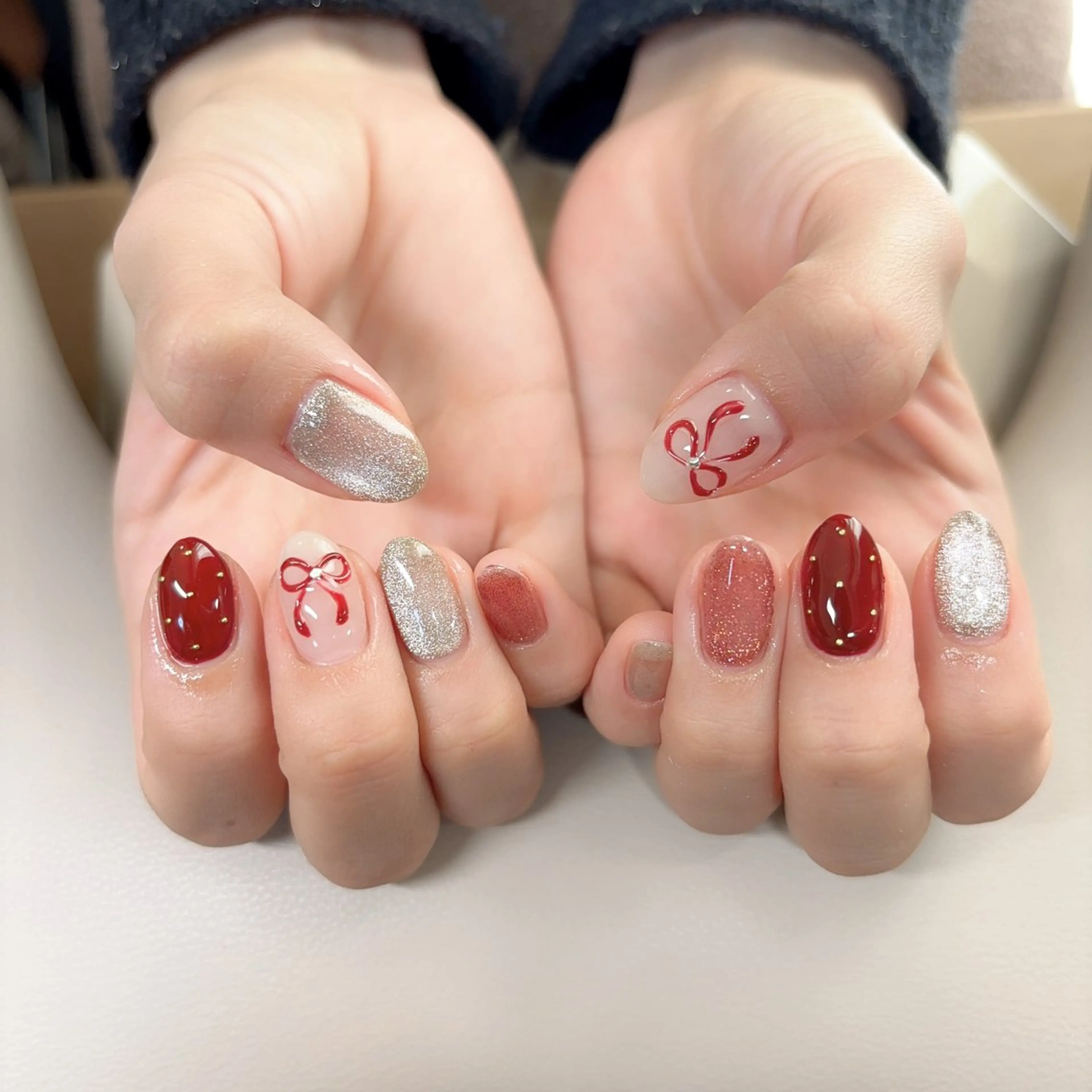 ネイル 持ち込み ハンドネイル 33 nail salon 徳山里美のネイルデザイン