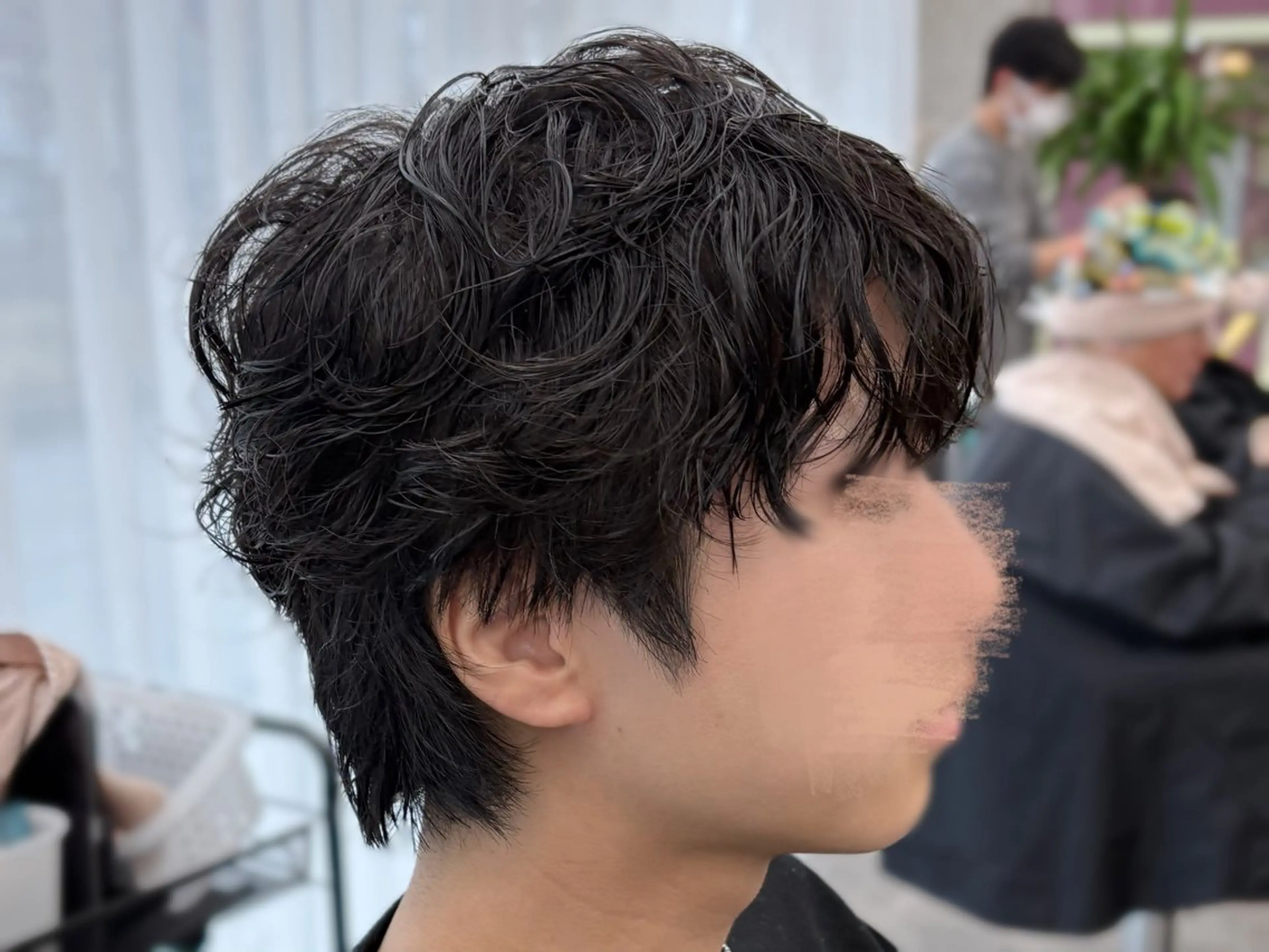 ショート パーマ メンズ カット パーマ いちか🤍 COQU千葉のヘアスタイル