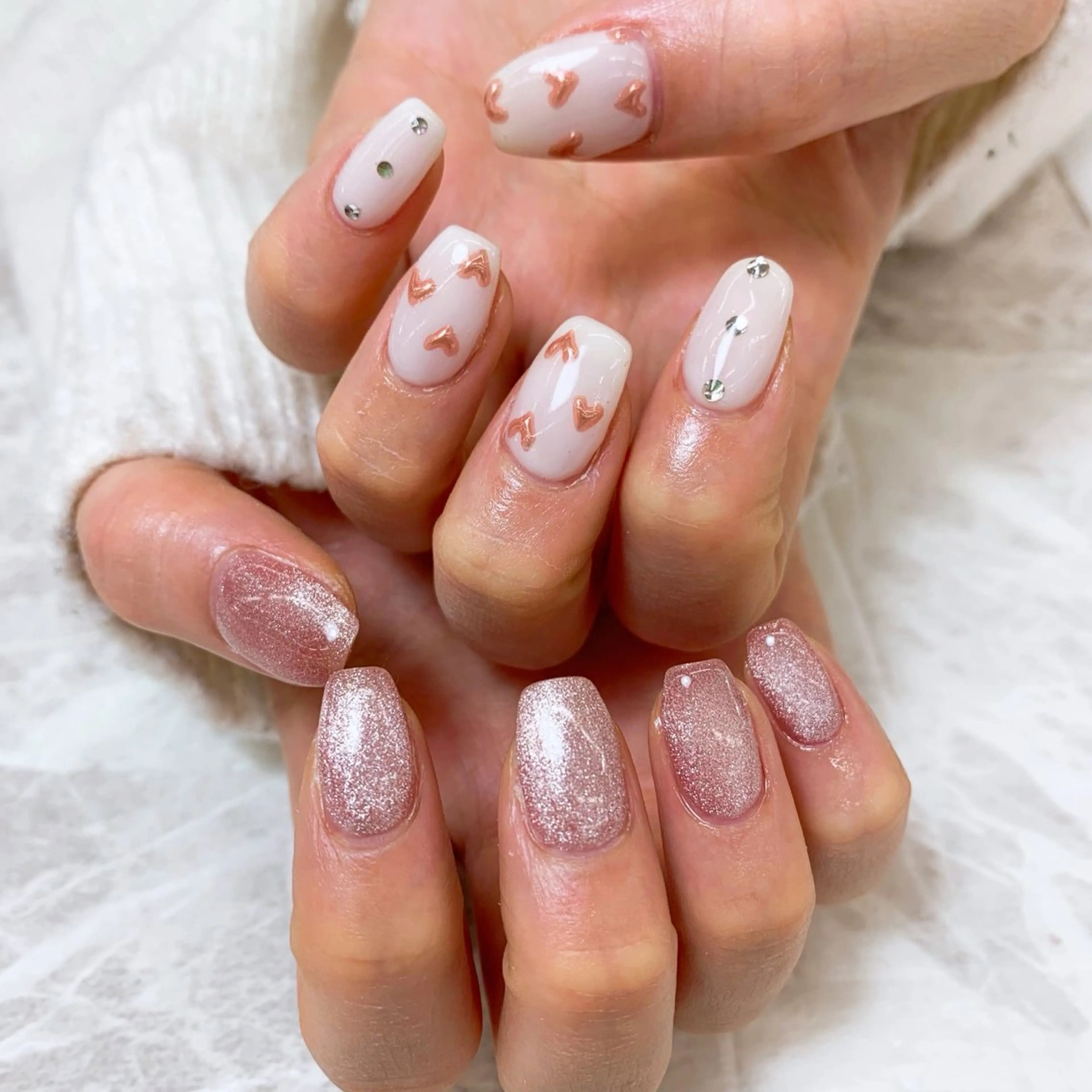 ネイル ⭐︎休業中の練習⭐︎ JNA認定講師髙橋のネイルデザイン