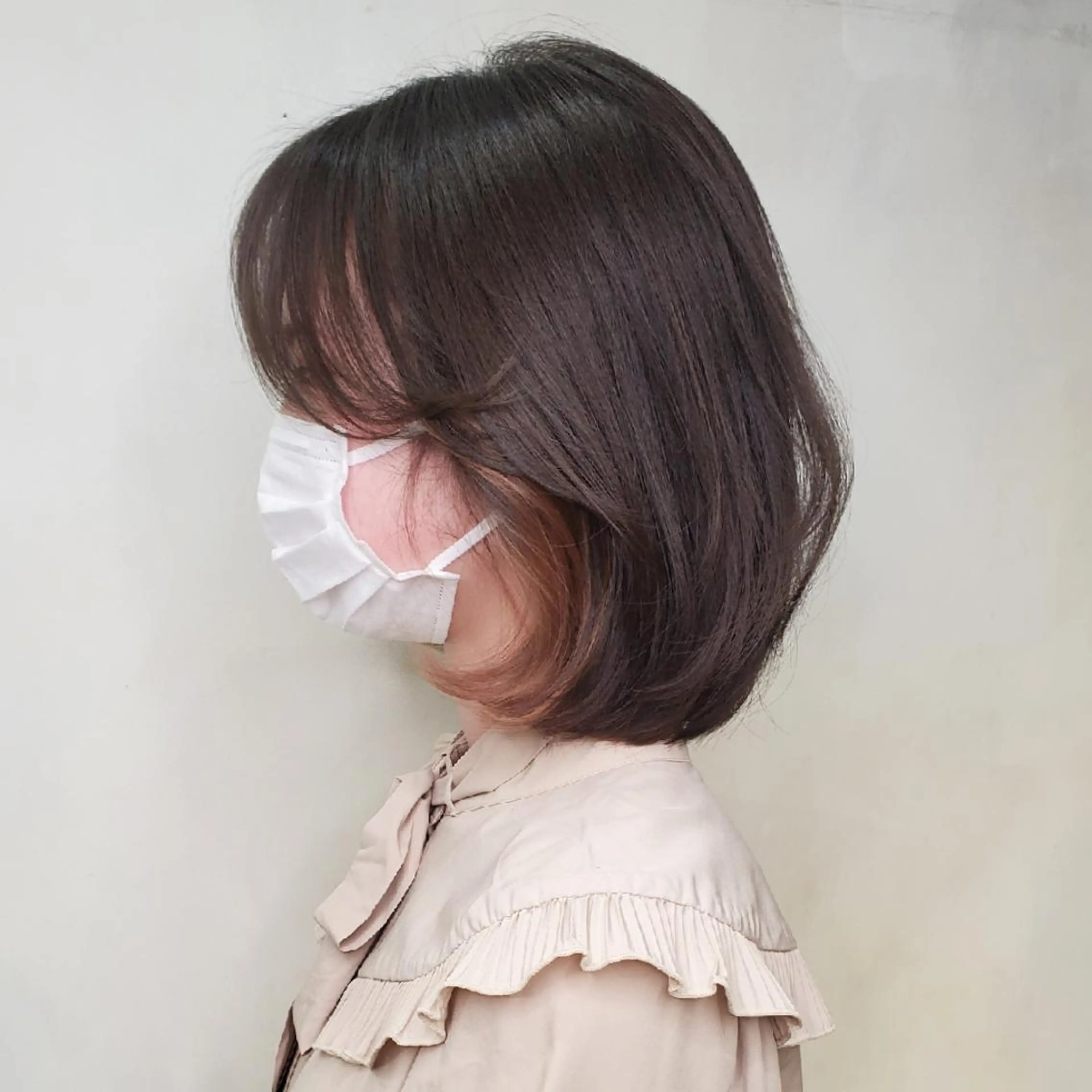 ショート レイヤーカット 韓国レイヤー　 suzuのヘアスタイル