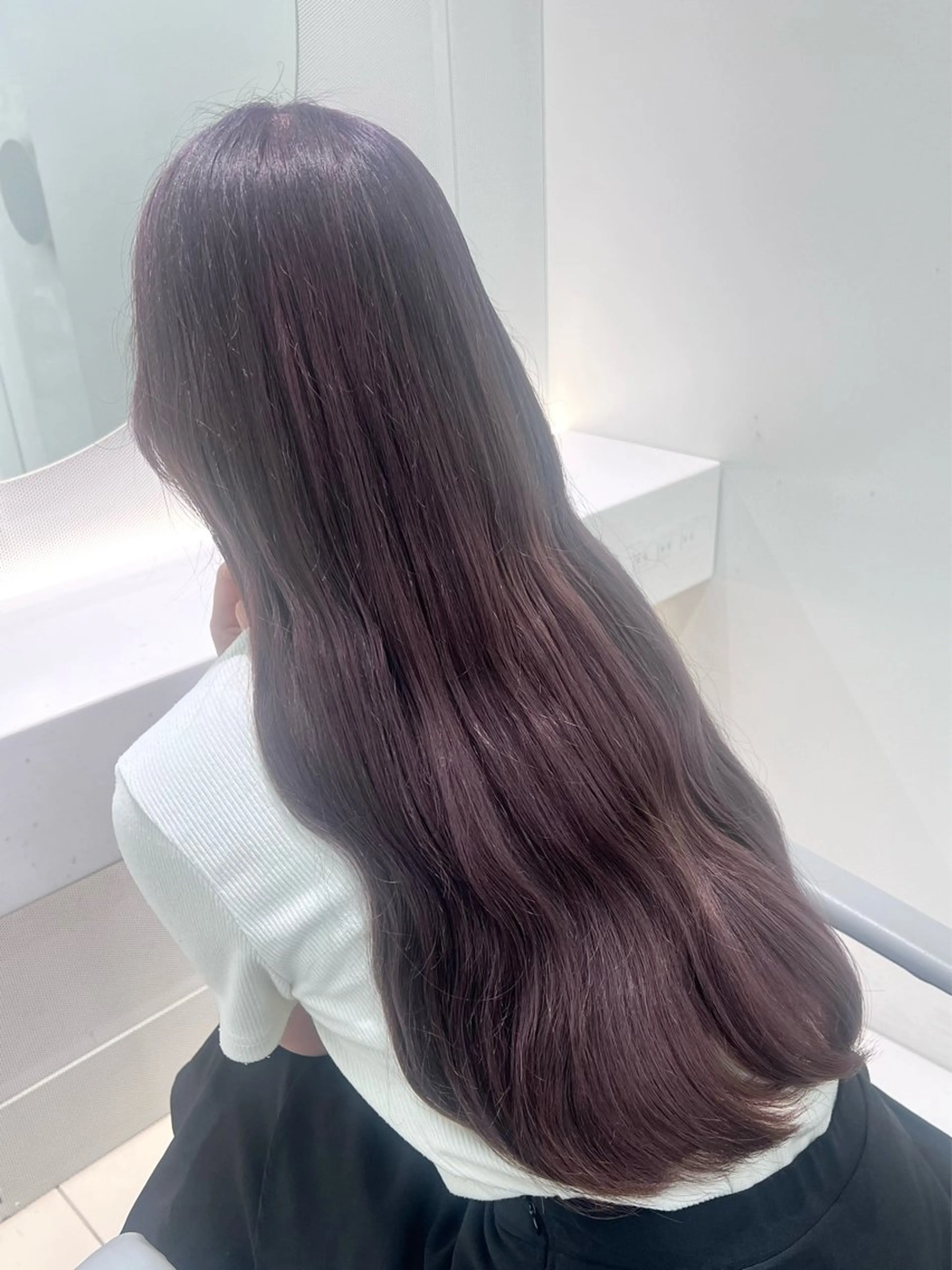 ロング ヘアカラー トリートメント ヘッドスパ 🌈 YUUNA🌈のヘアスタイル