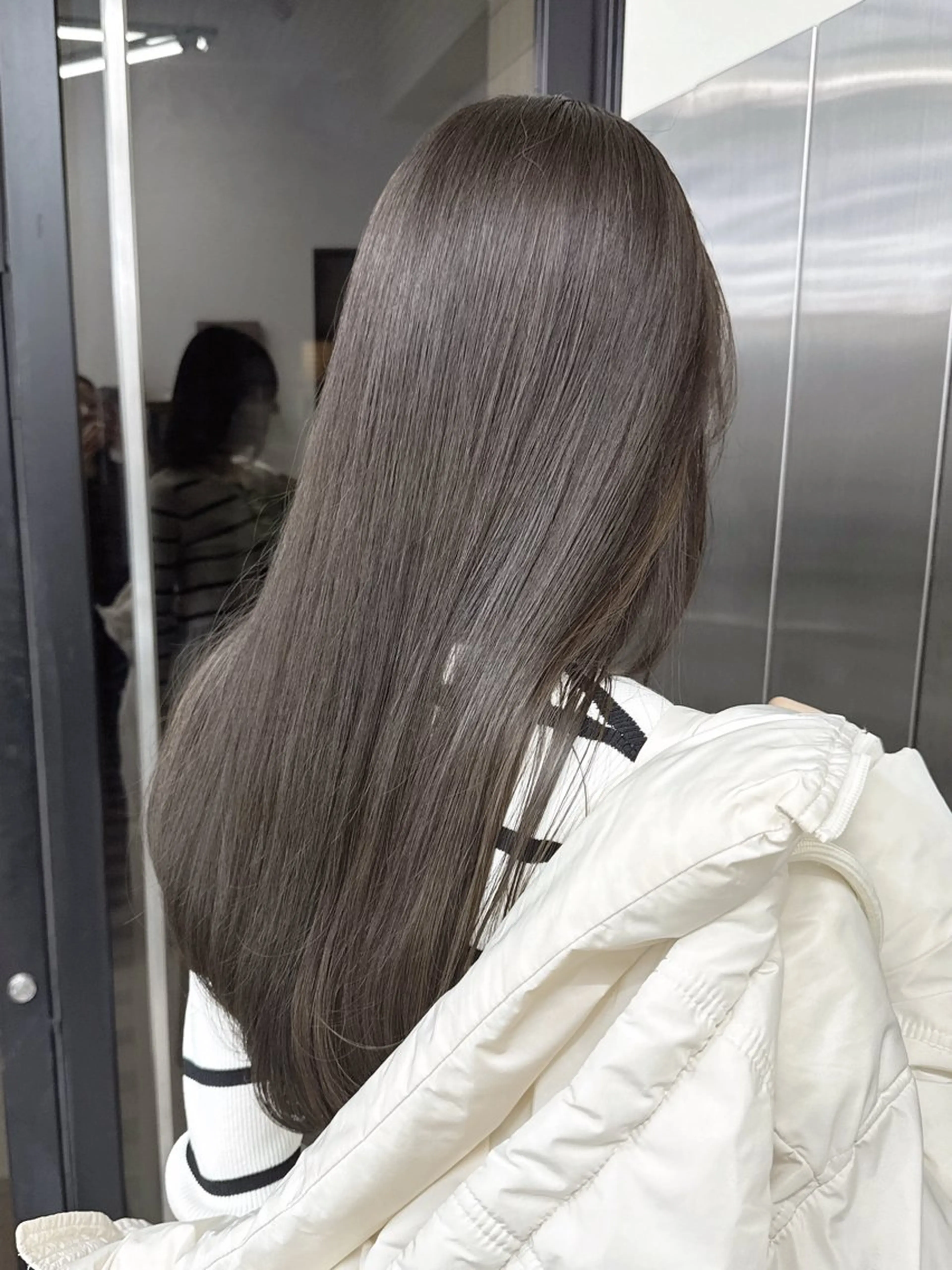 ロング カラー カット ヘアカラー トリートメント 表参道🌿赤み消し カラー/チナツのヘアスタイル