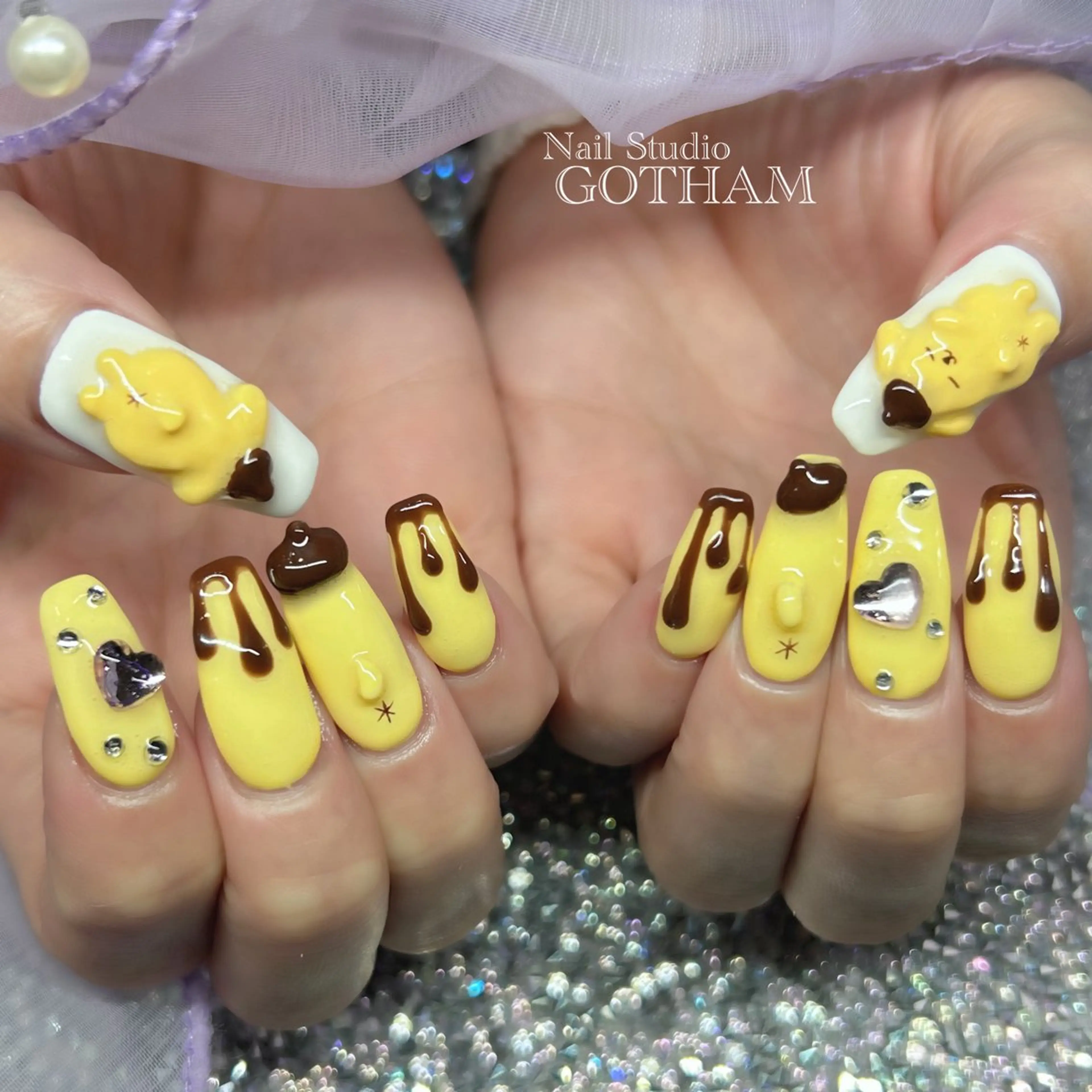 ネイル ハンドネイル 高円寺駅からすぐ🌈 ネイルGOTHAMのネイルデザイン