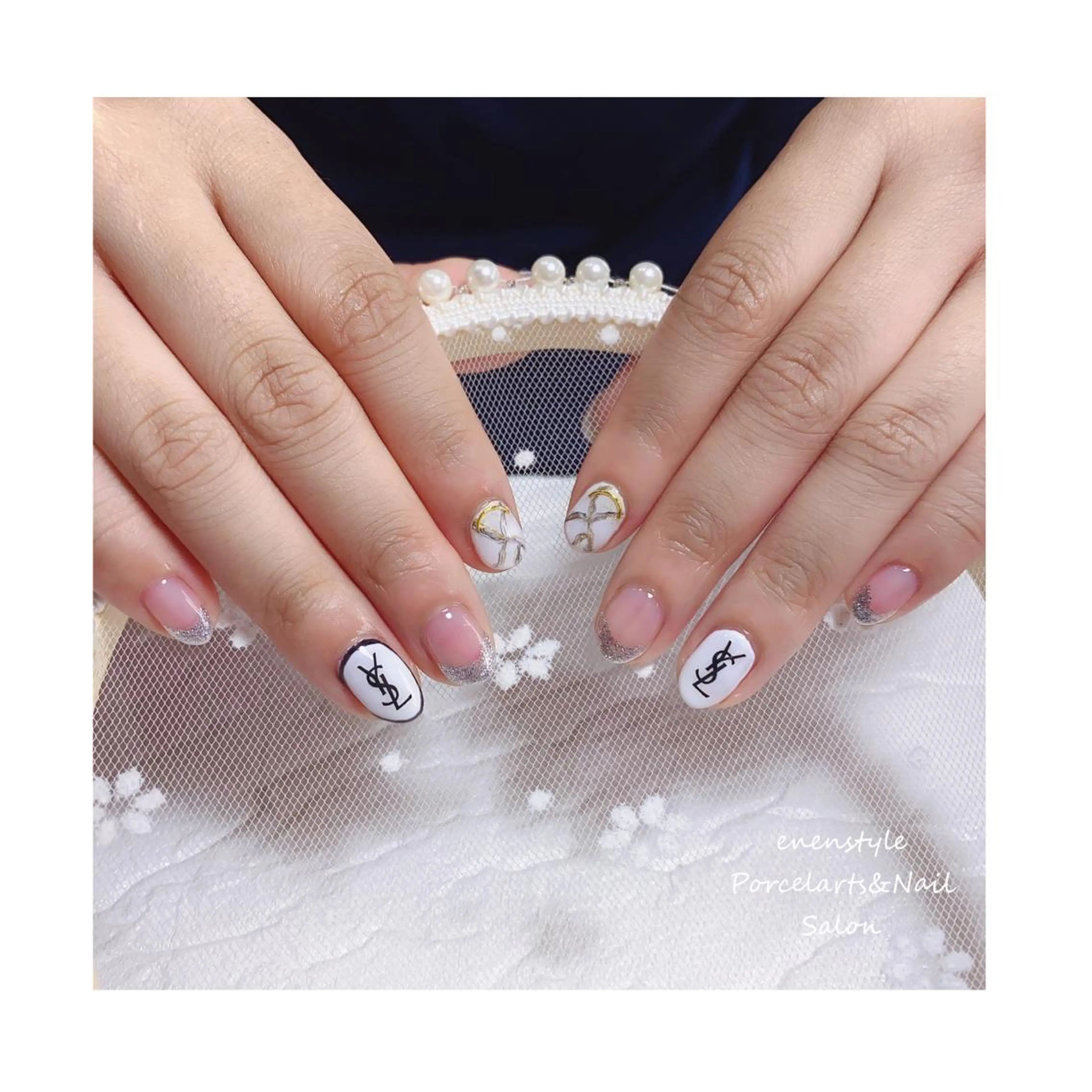 ミディアム ネイル 👑enen style👑のネイルデザイン