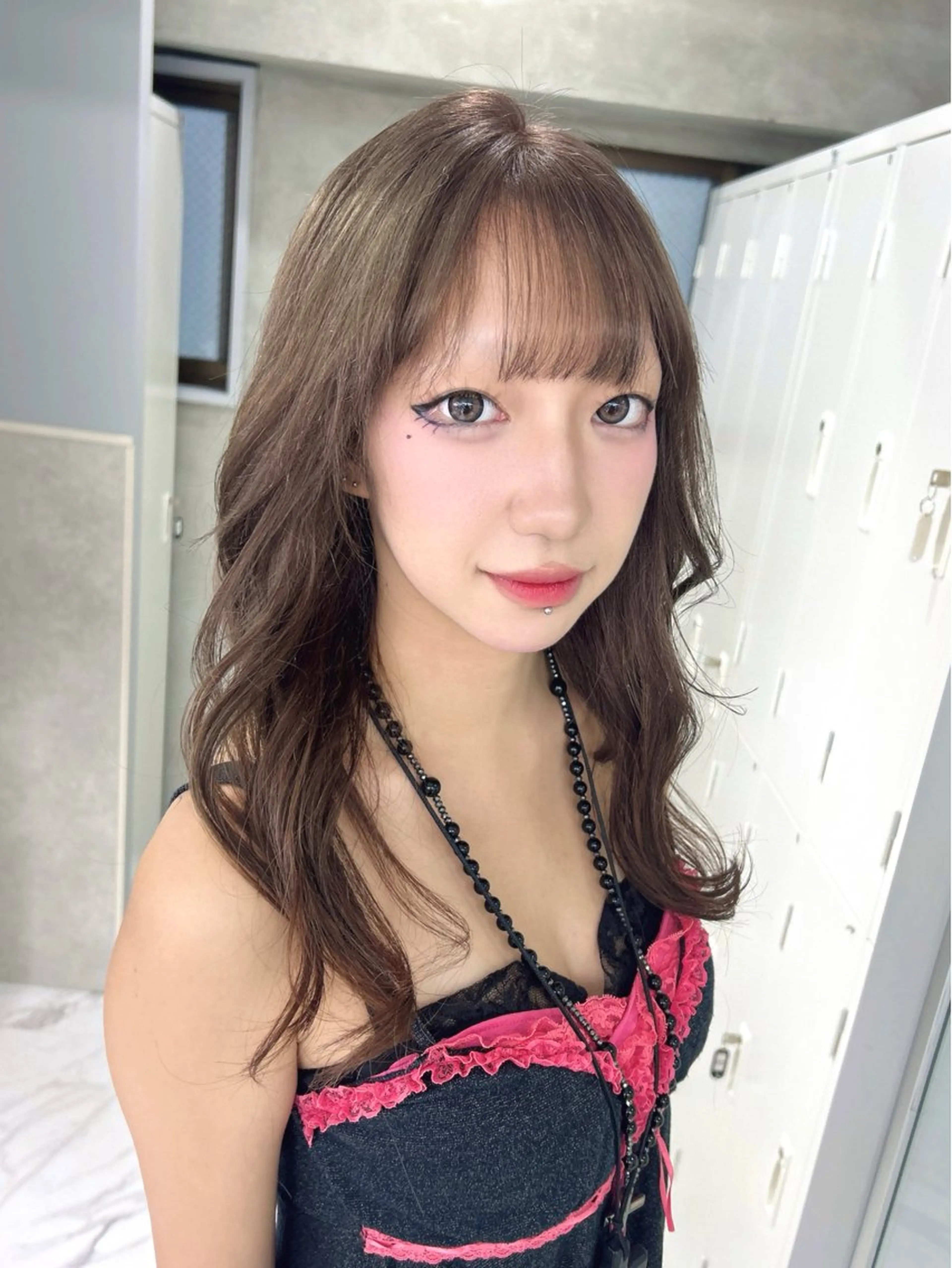 セミロング カラー ベージュカラー ミルクティーベージュ カット ヘアカラー トリートメント shizuna/平尾 /カラー/髪質改善のヘアスタイル