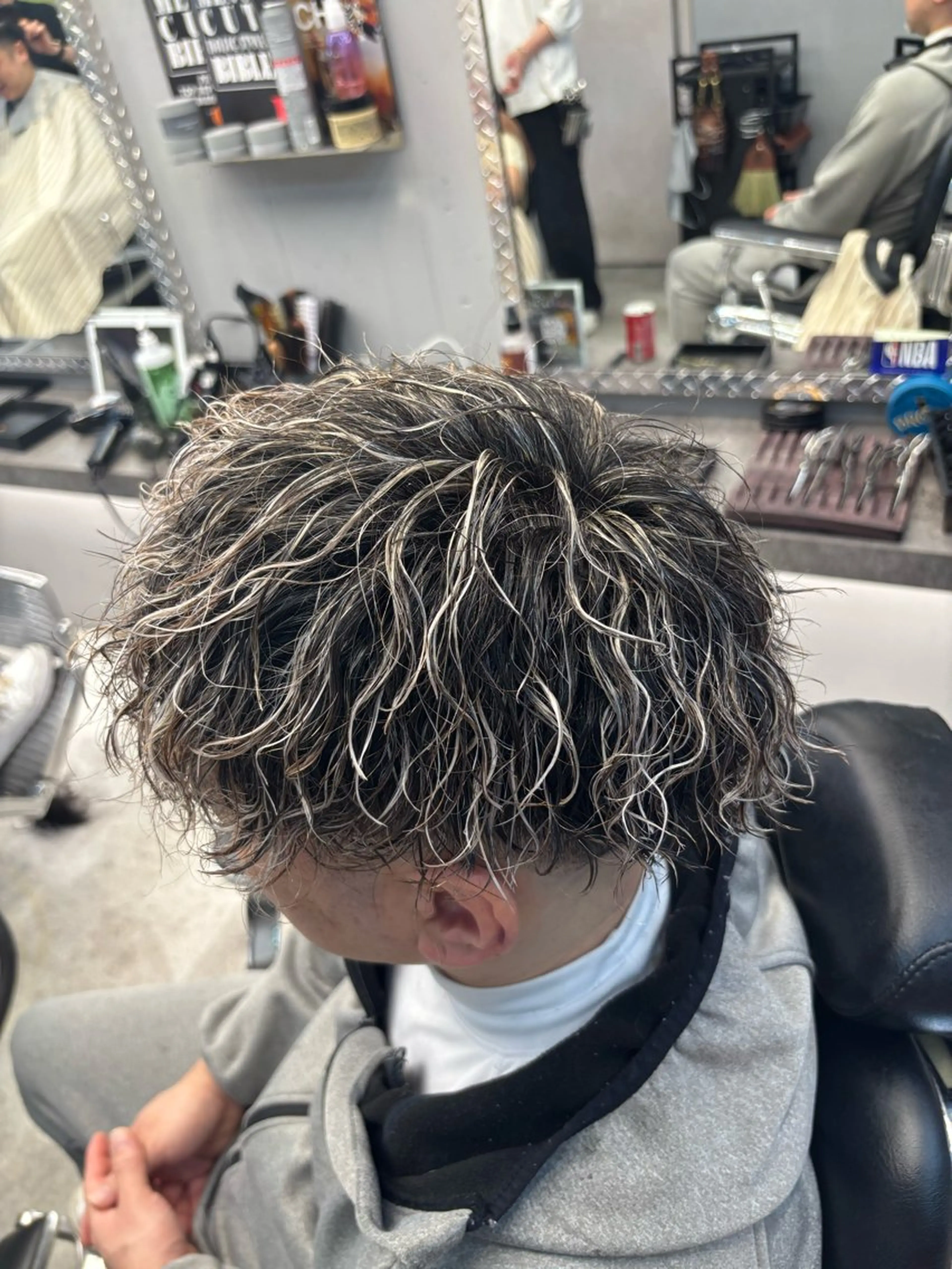 ショート カラー パーマ メンズ特化サロン 高山佑真のヘアスタイル