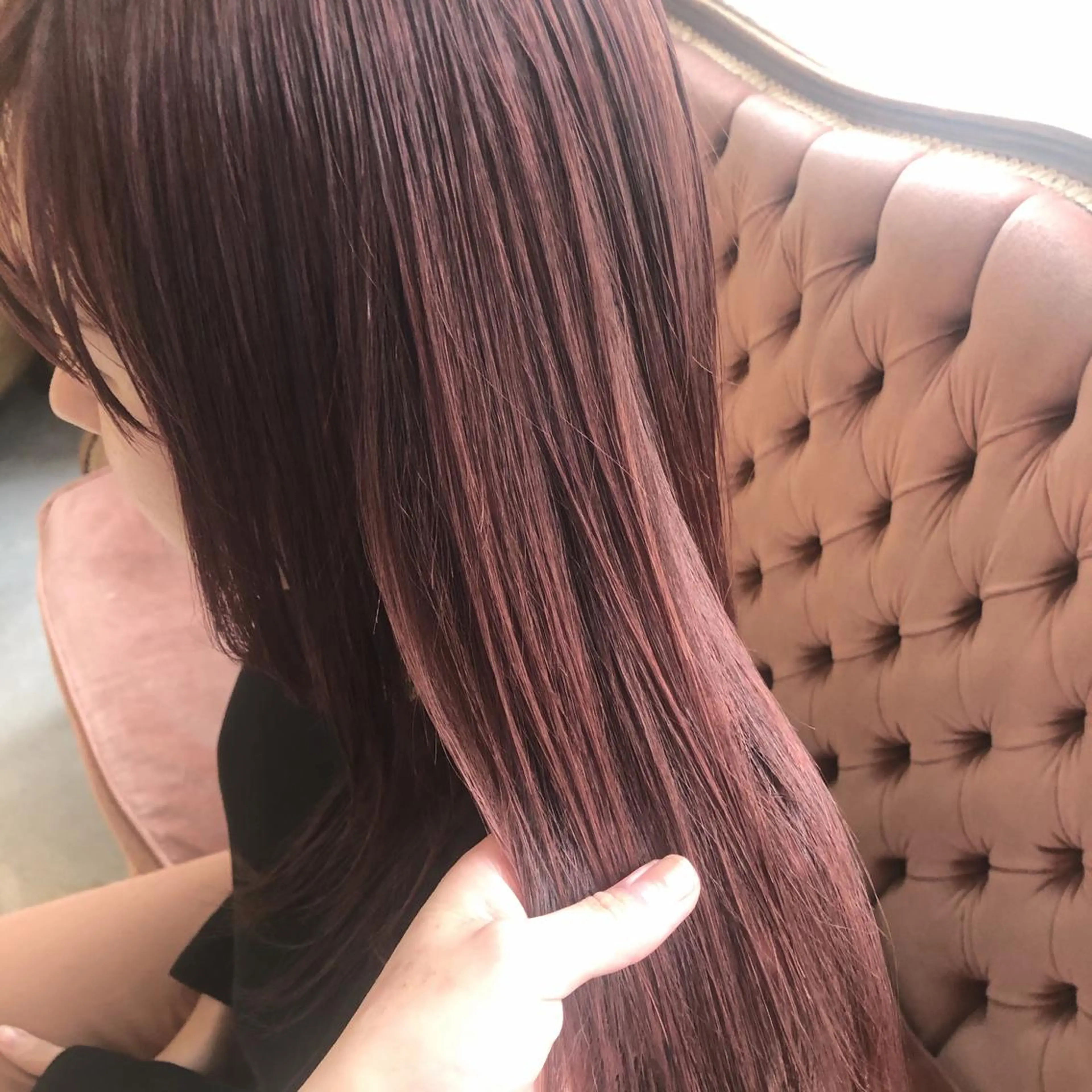 セミロング トリートメント 植田 彩加のヘアスタイル