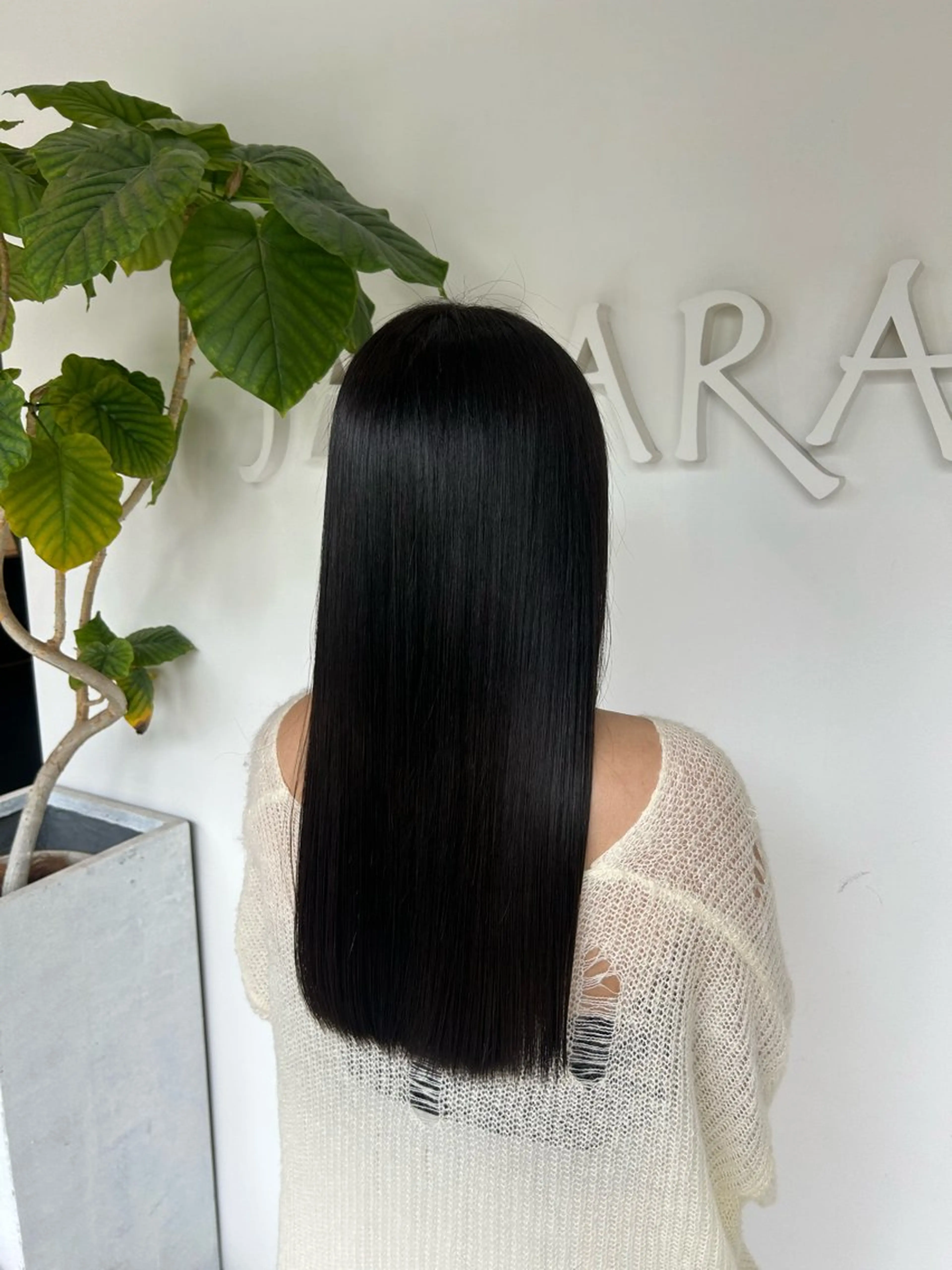 ロング ツヤ感オリーブカラー /mei✨️のヘアスタイル