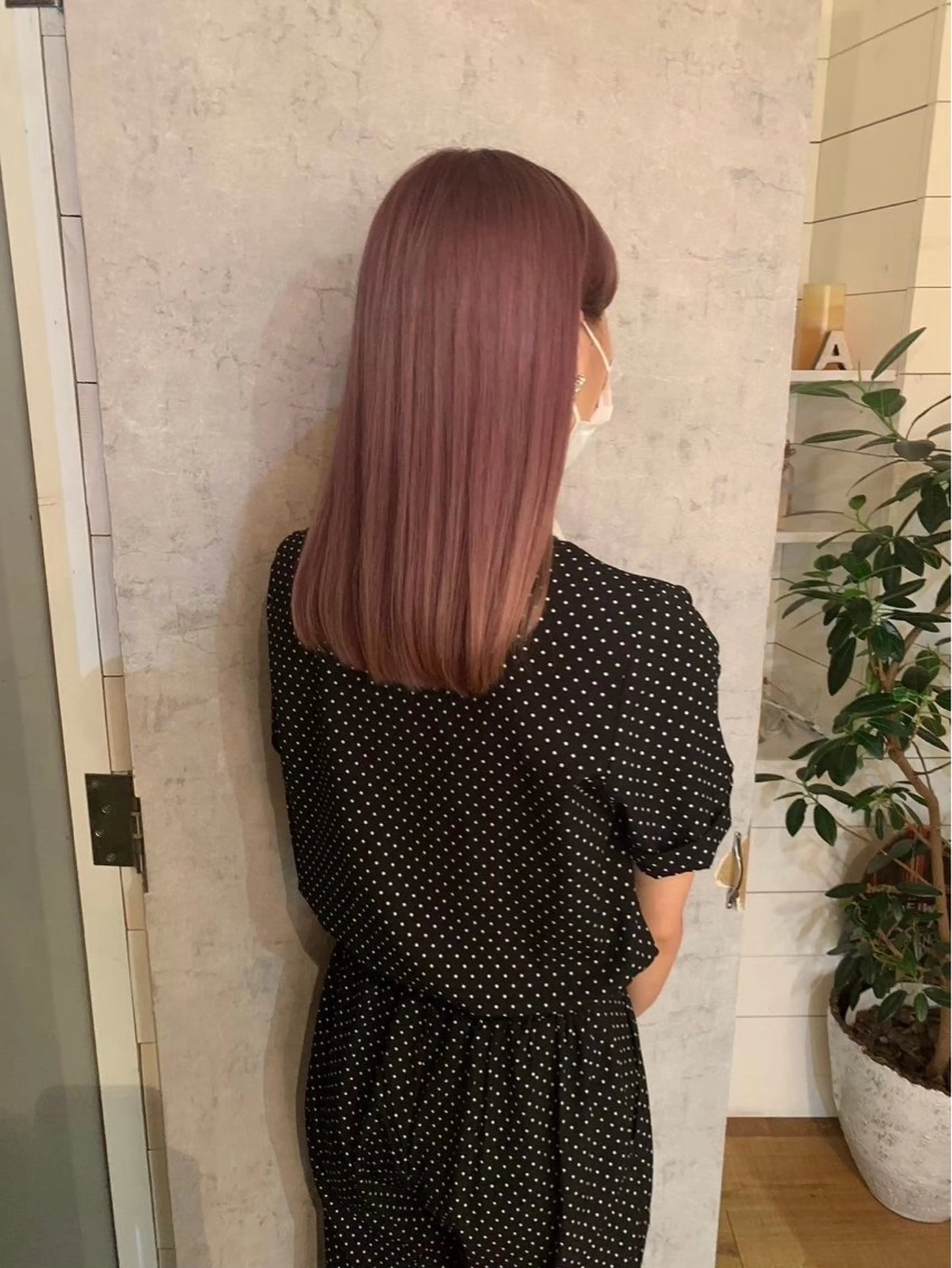 セミロング カラー ヘアカラー 🫧似合わせカット 🫧tomo/銀座のヘアスタイル