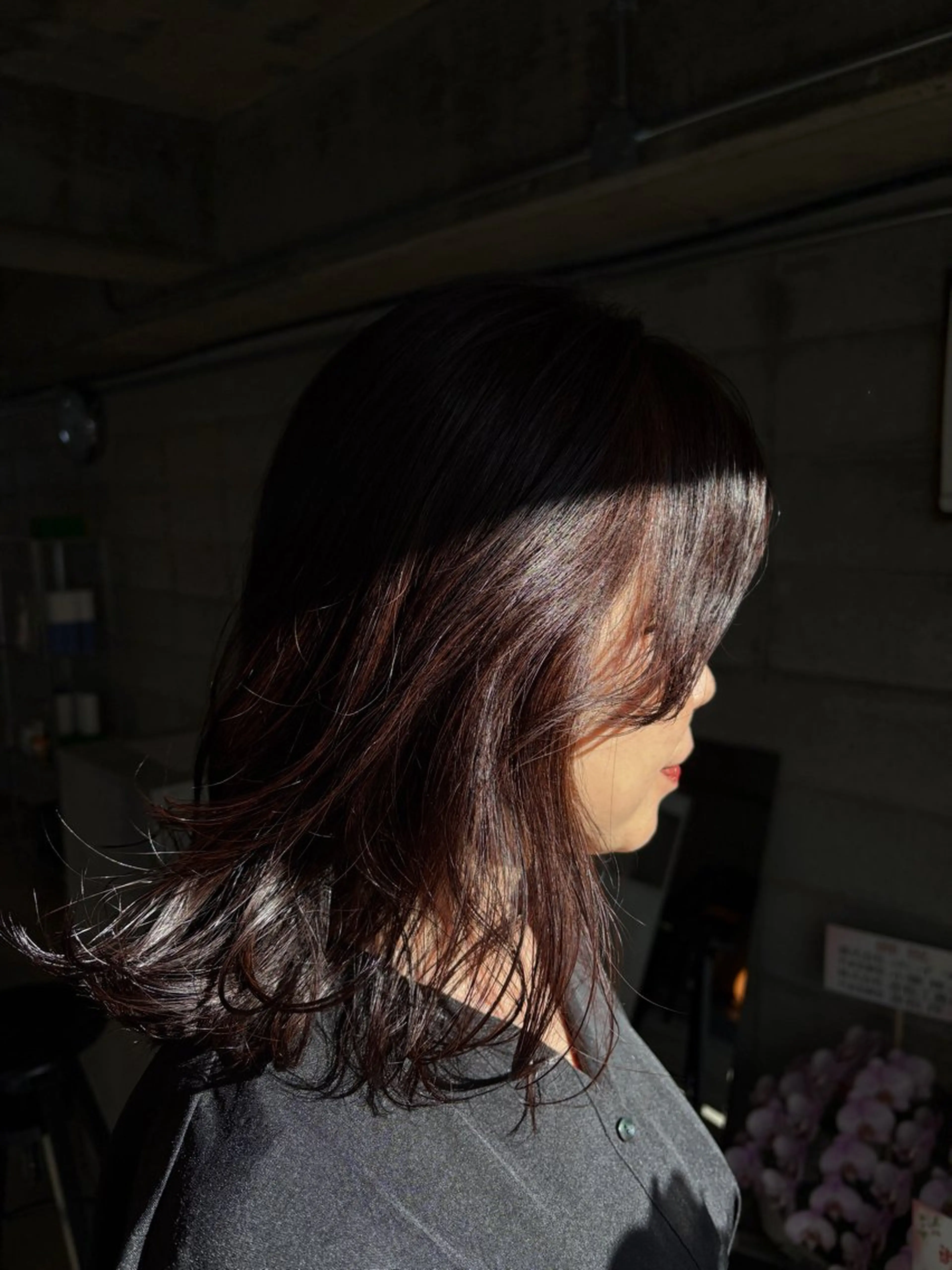 ミディアム カット ヘアカラー Tuco 佐良のヘアスタイル